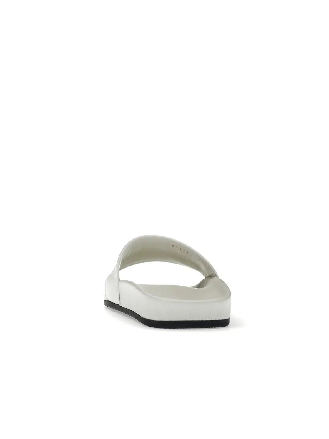 Шлепанцы женские Balenciaga Pool Slide с принтом — изображение 4 из 4, белый/черный