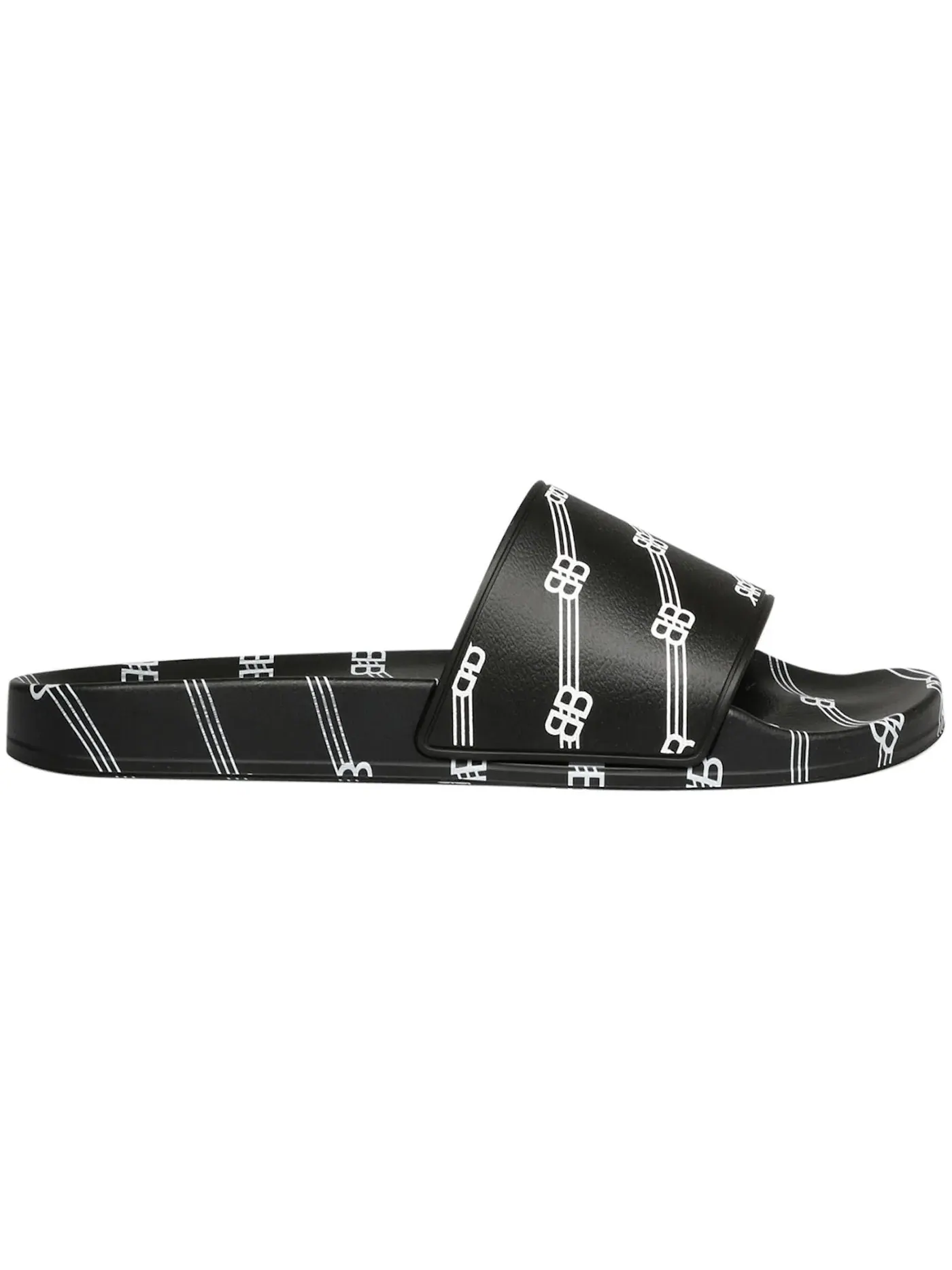 Шлепанцы Balenciaga Pool Slides Black — изображение 1 из 1, черный