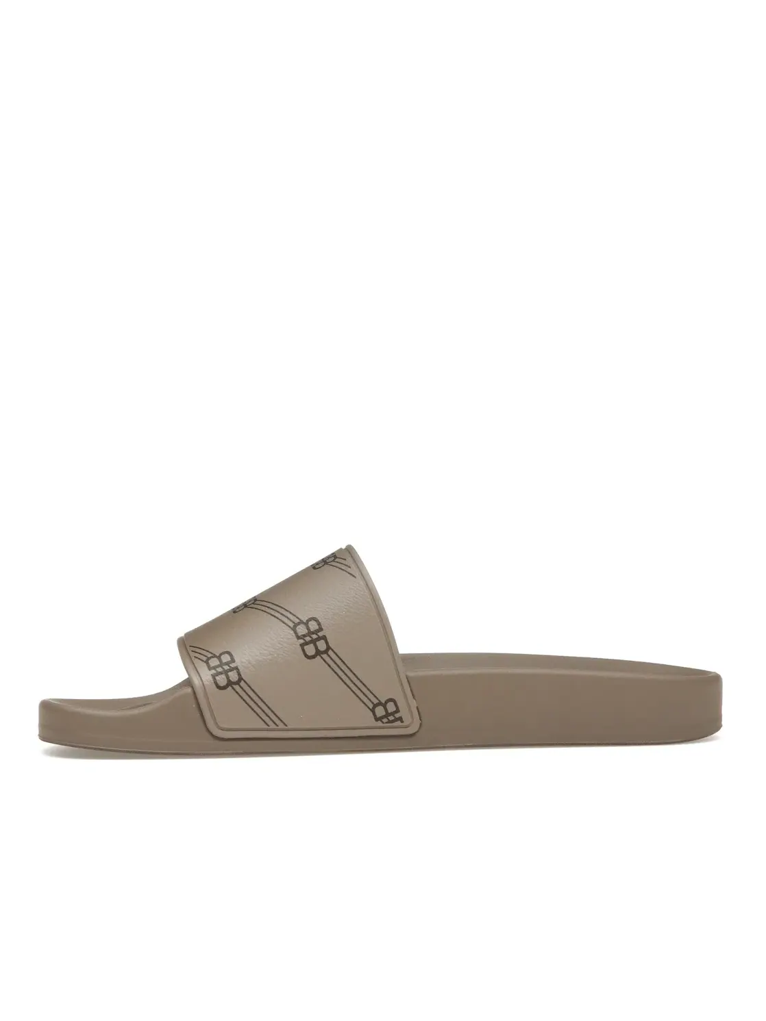 Шлепанцы женские Balenciaga Pool Slides — изображение 3 из 4, коричневый