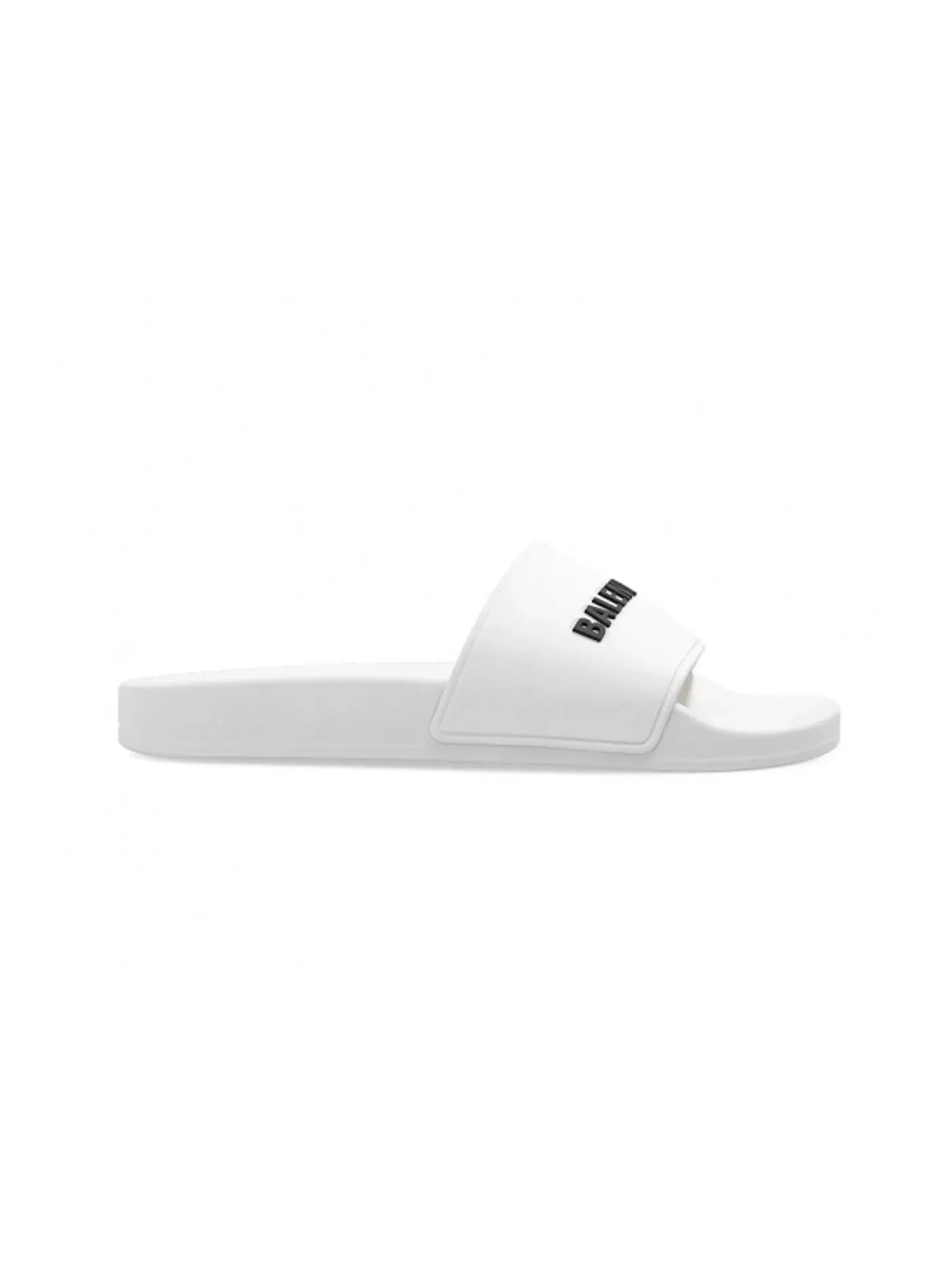 Шлепанцы женские Balenciaga Pool Slides — изображение 1 из 1, белые с черным