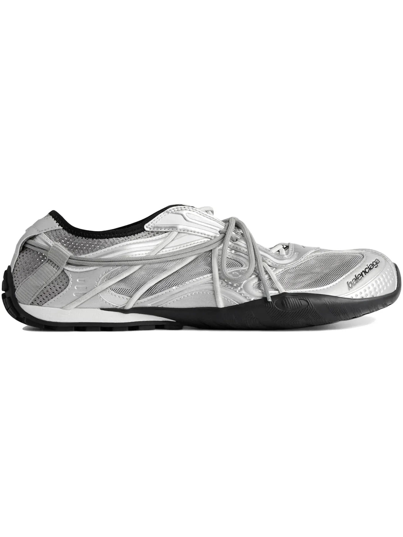 Кроссовки женские Balenciaga Radar Slip-On, с принтом — изображение 1 из 1, серый/черный/белый