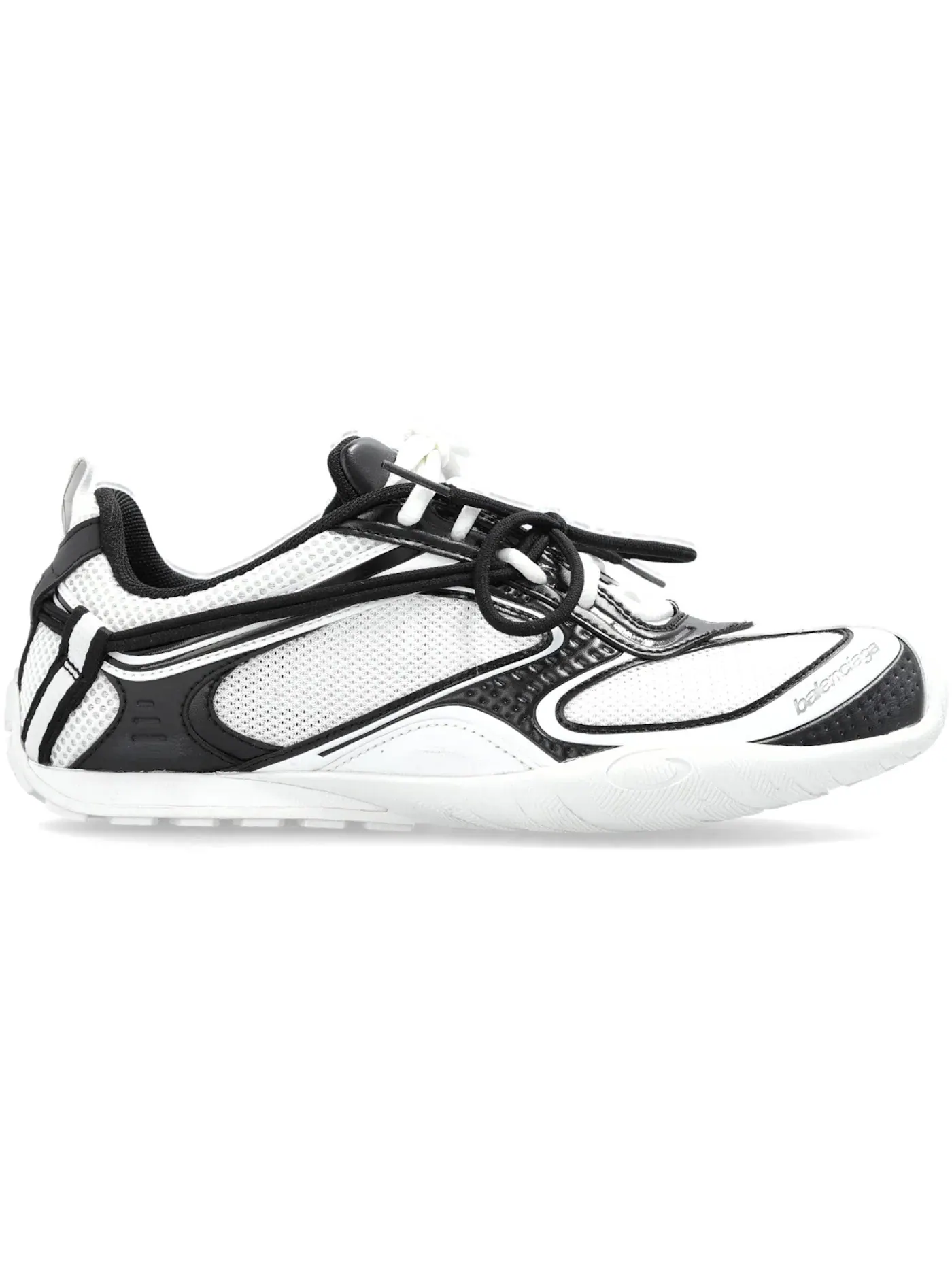 Кроссовки женские Balenciaga Radar Sneaker, с принтом — изображение 1 из 1, белый/черный