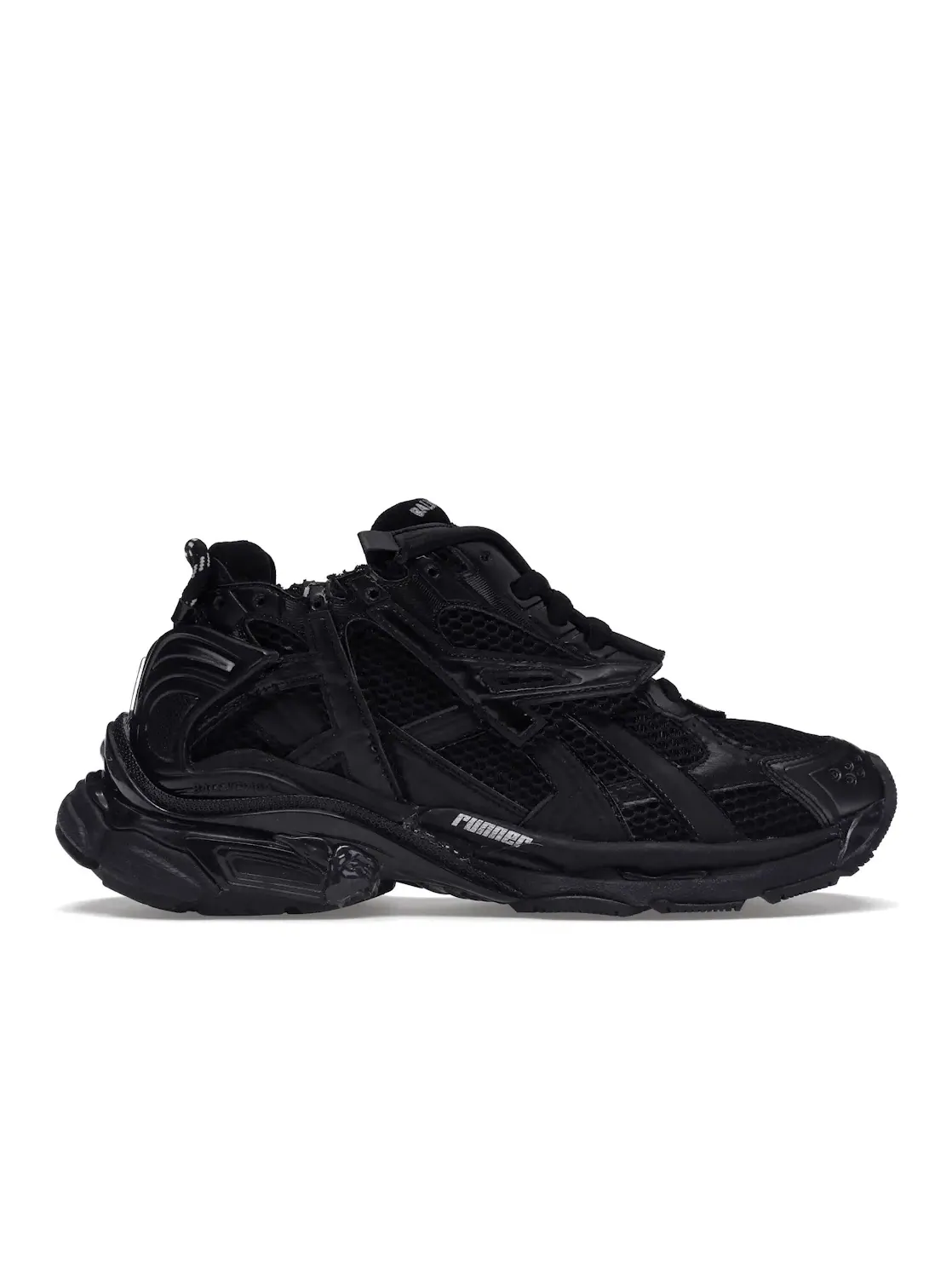 Кроссовки Balenciaga Runner, деконструированный верх — изображение 1 из 4, черный