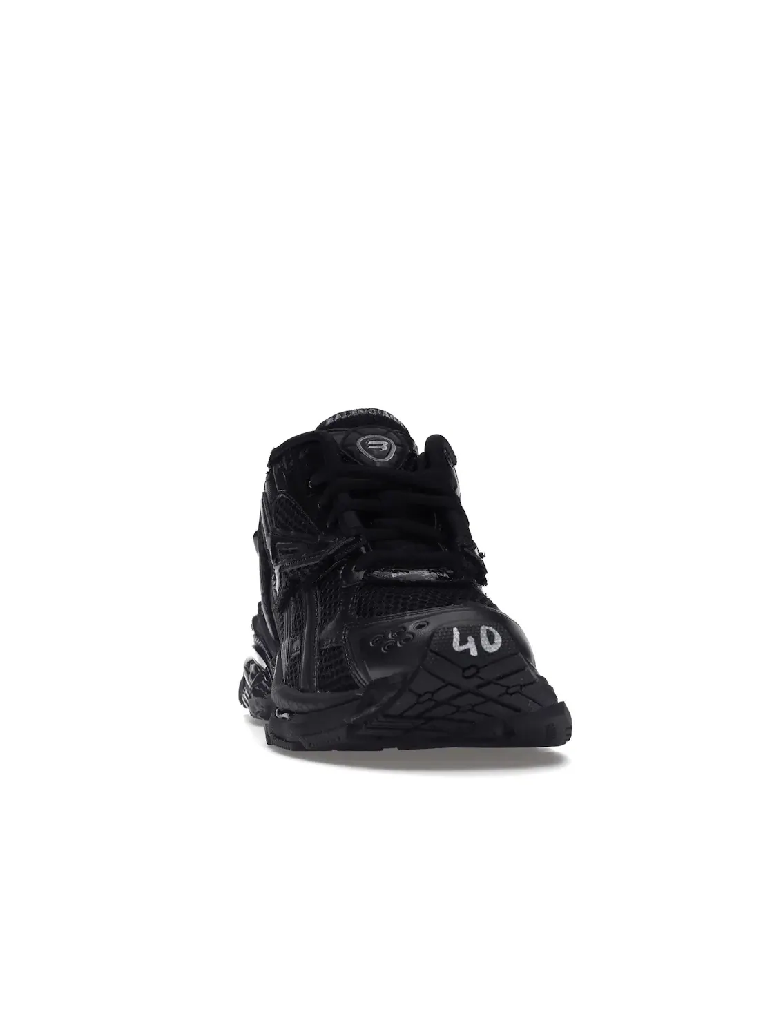 Кроссовки Balenciaga Runner, деконструированный верх — изображение 2 из 4, черный