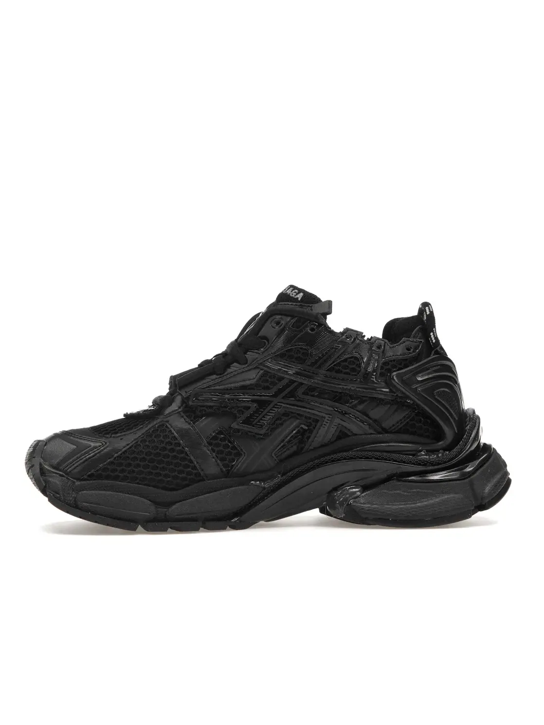 Кроссовки женские Balenciaga Runner, с массивной подошвой — изображение 3 из 4, черный