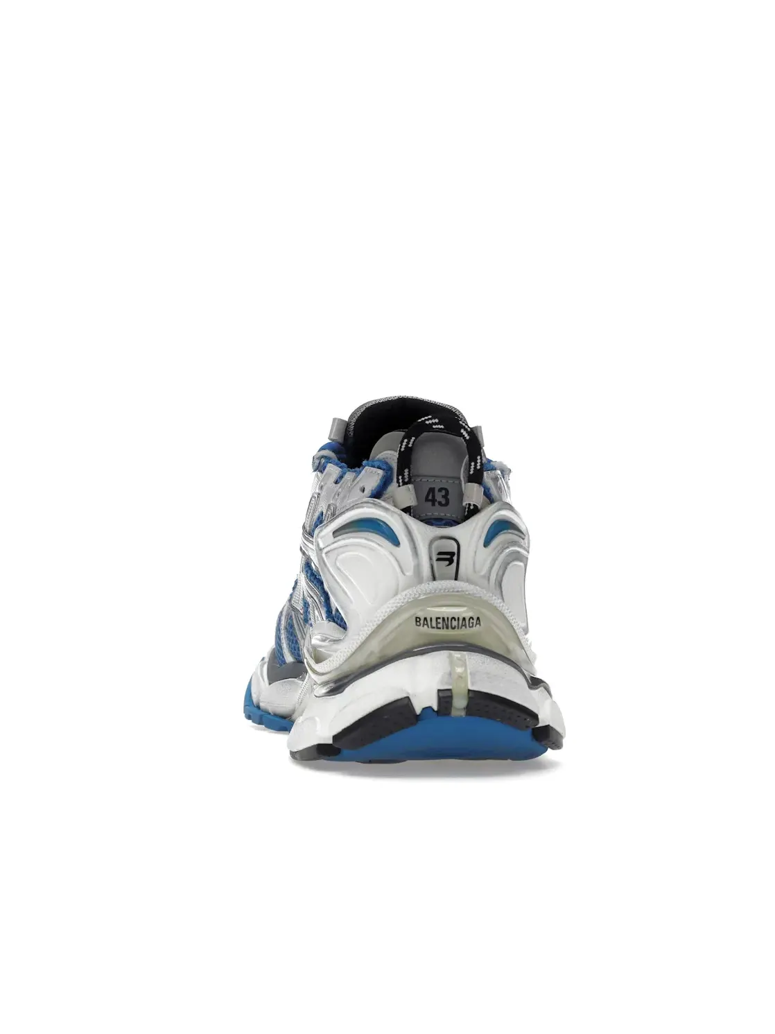 Кроссовки Balenciaga Runner, деконструированный дизайн — изображение 4 из 4, серый/синий/черный