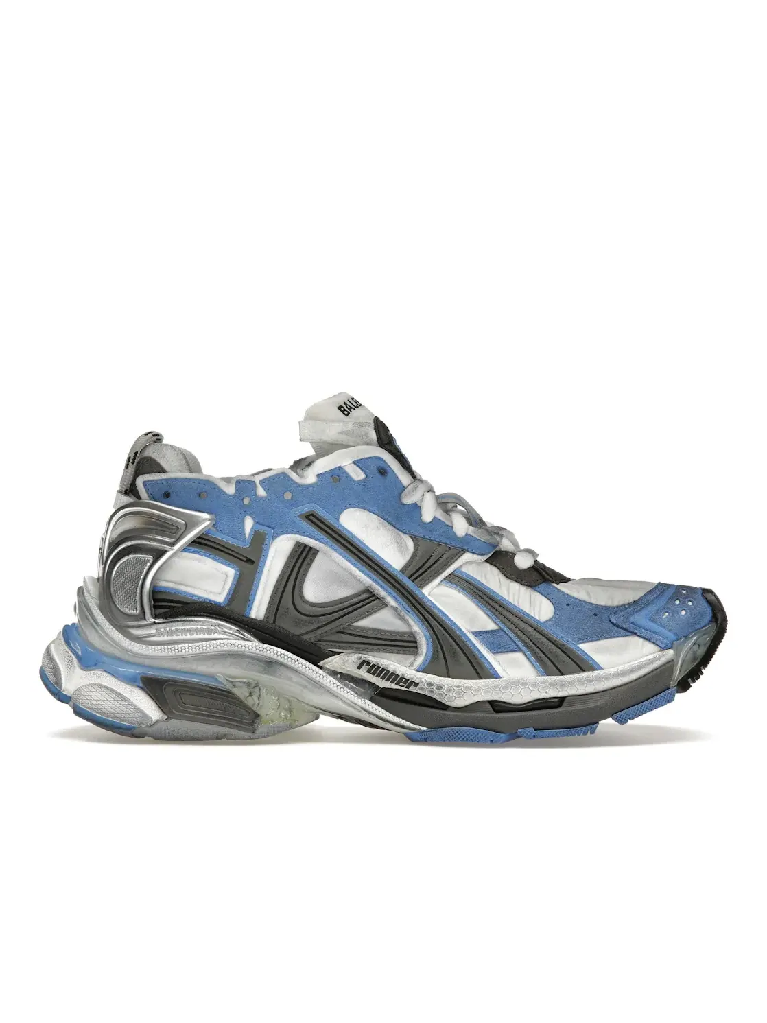 Кроссовки Balenciaga Runner — изображение 1 из 4, синий/белый/серый