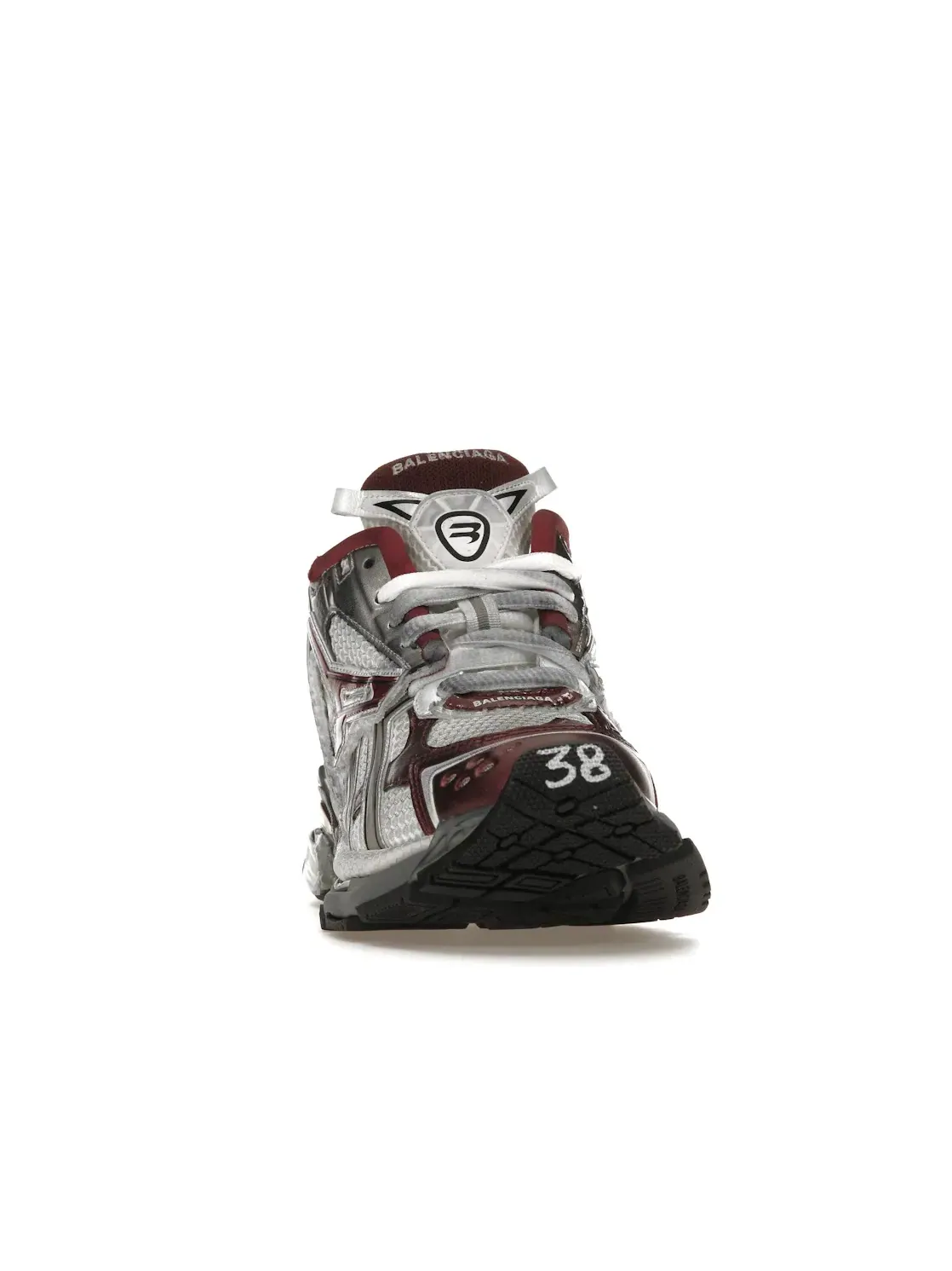 Кроссовки женские Balenciaga Runner — изображение 2 из 4, белый/бордовый/серый