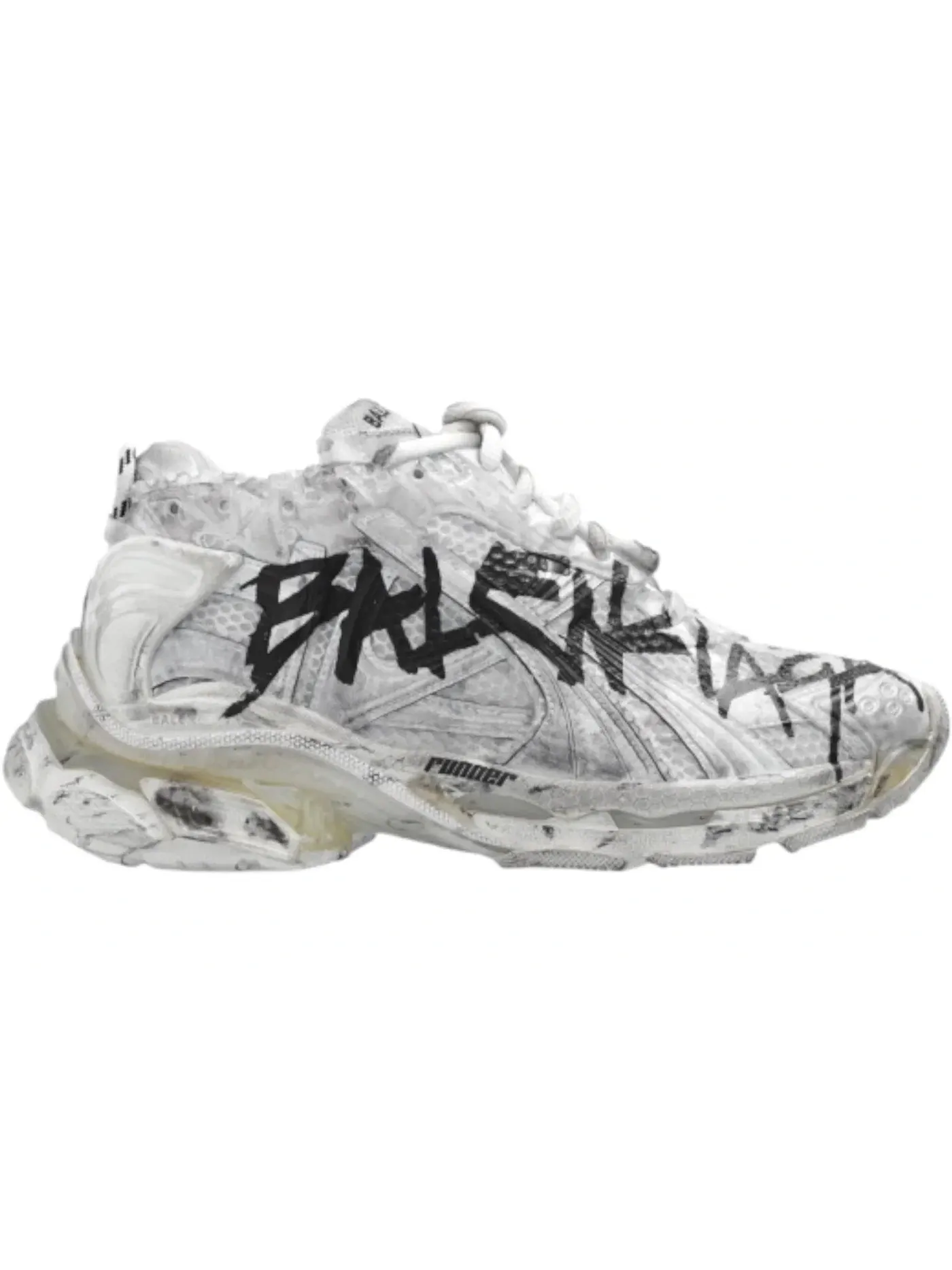 Кроссовки женские Balenciaga Runner Graffiti — изображение 1 из 1, белый