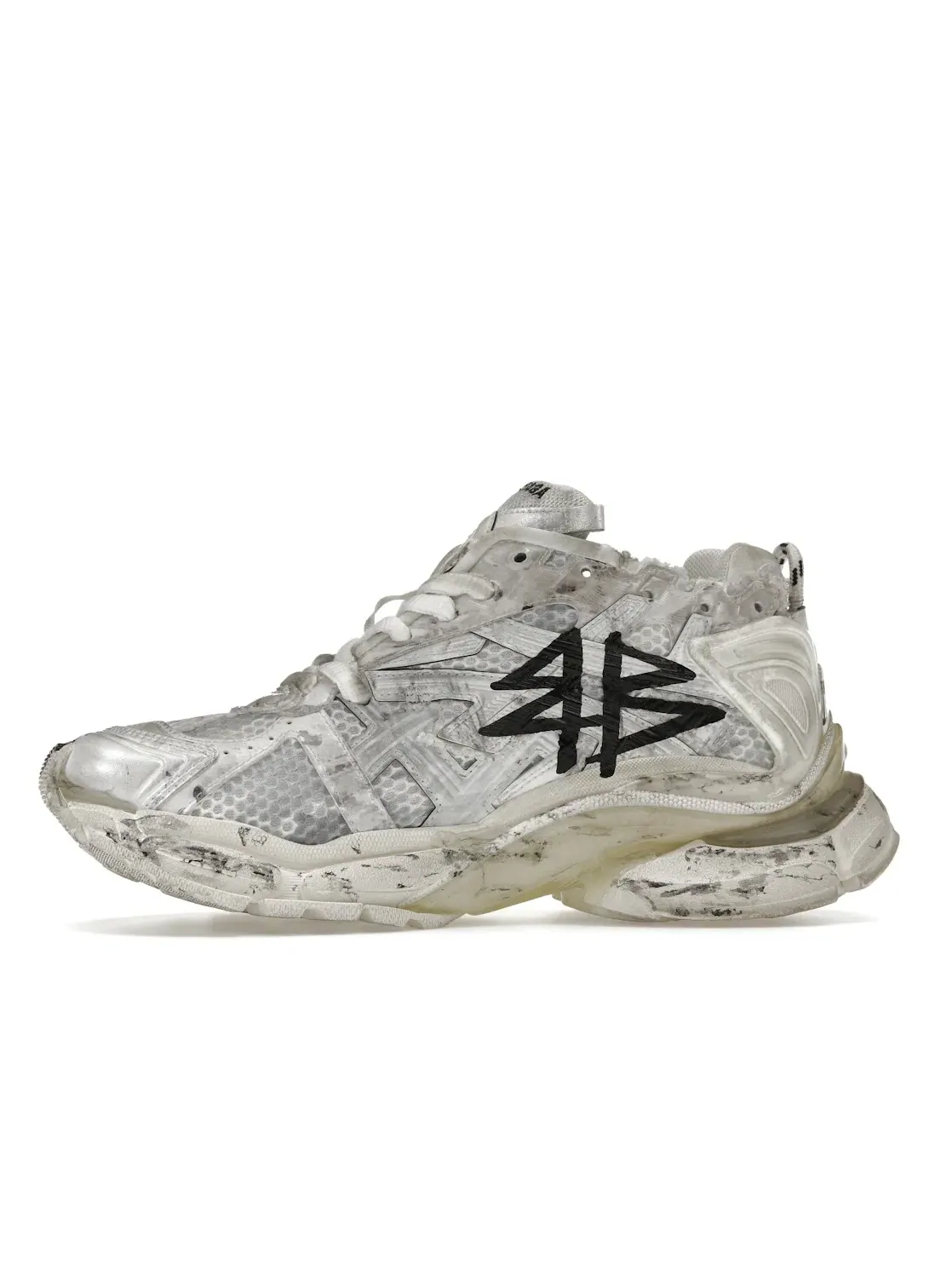 Кроссовки женские Balenciaga Runner Graffiti — изображение 3 из 4, белый