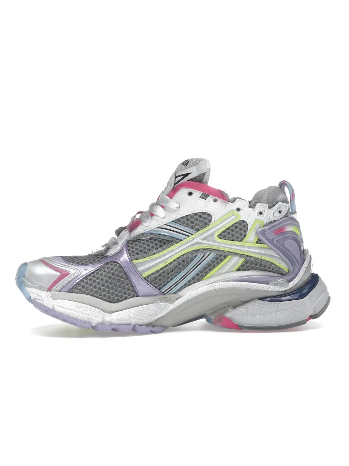 Кроссовки женские Balenciaga Runner, с принтом — изображение 3 из 4, серый мульти