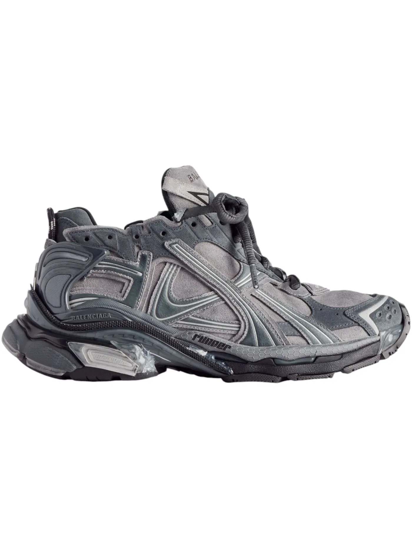 Кроссовки мужские Balenciaga Runner, беговые — изображение 1 из 1, серый