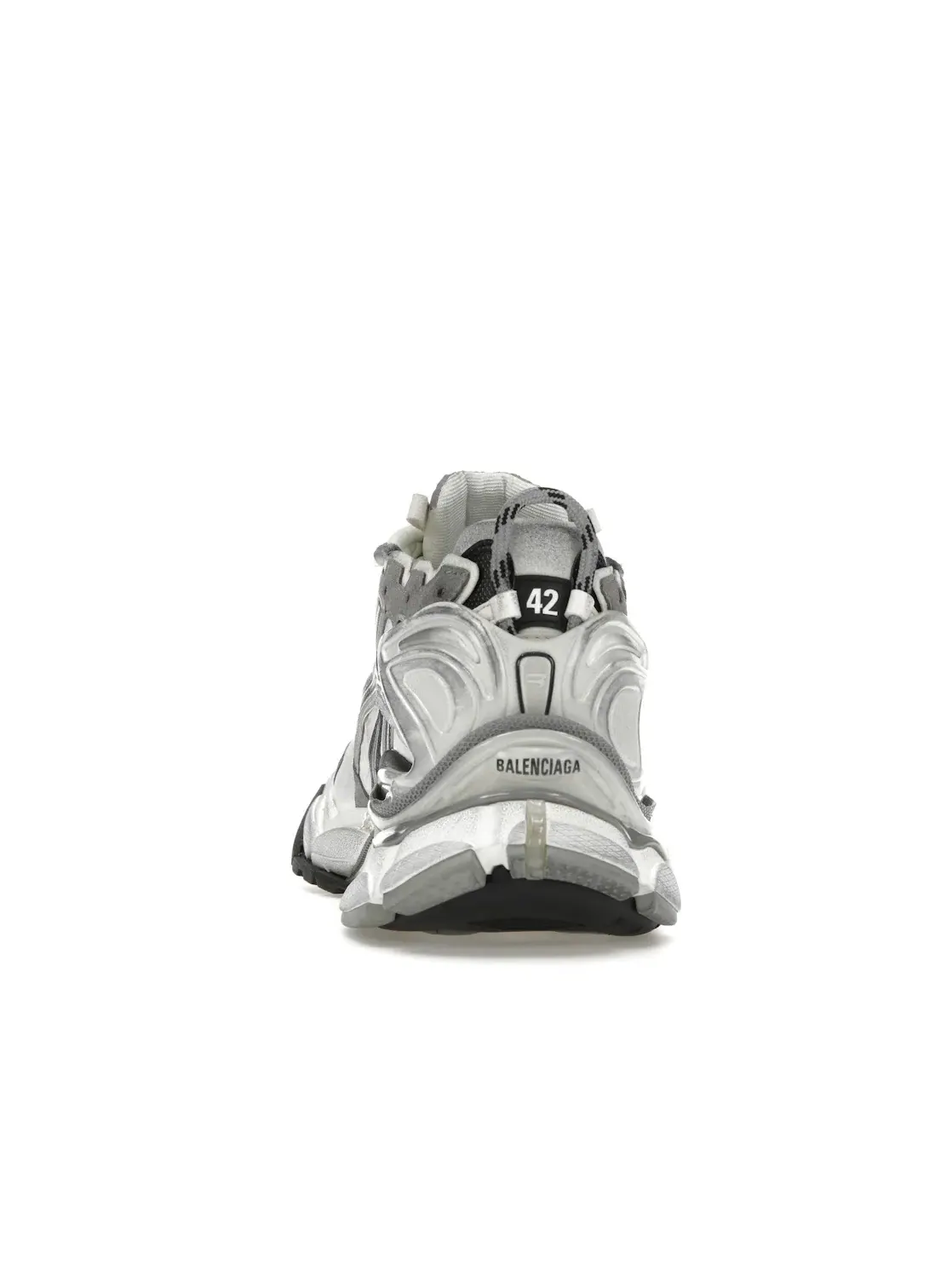 Кроссовки мужские Balenciaga Runner без шнуровки — изображение 4 из 4, серый/белый/черный