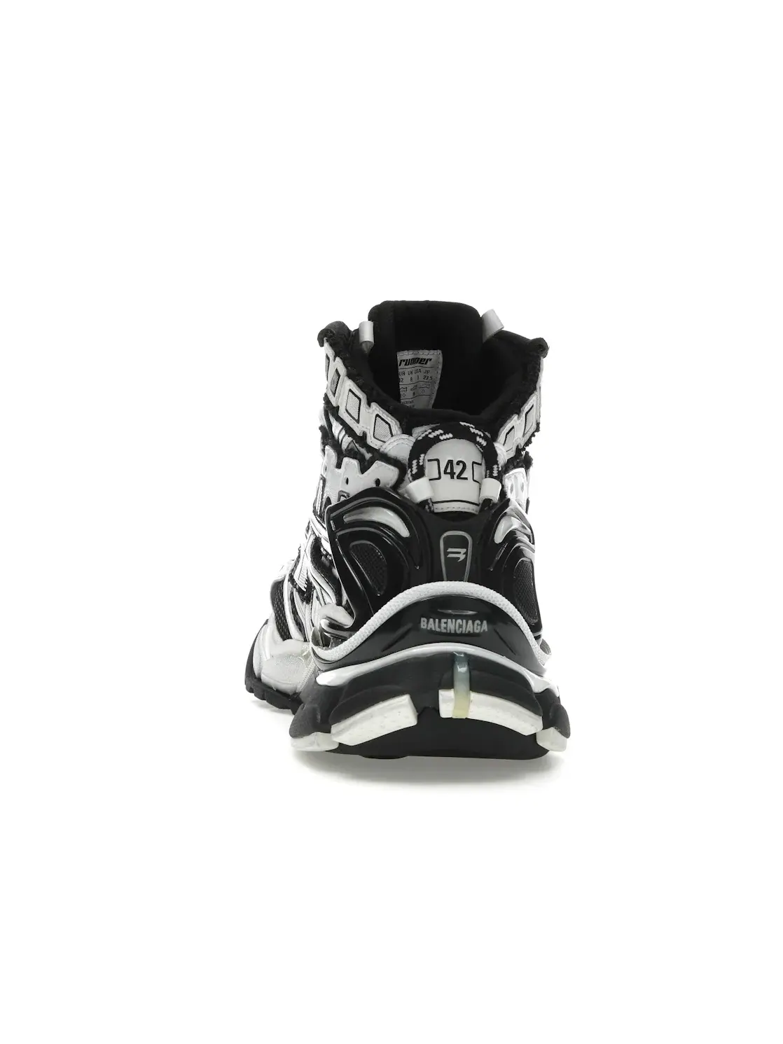 Кроссовки мужские Balenciaga Runner High, Высокие — изображение 4 из 4, черный