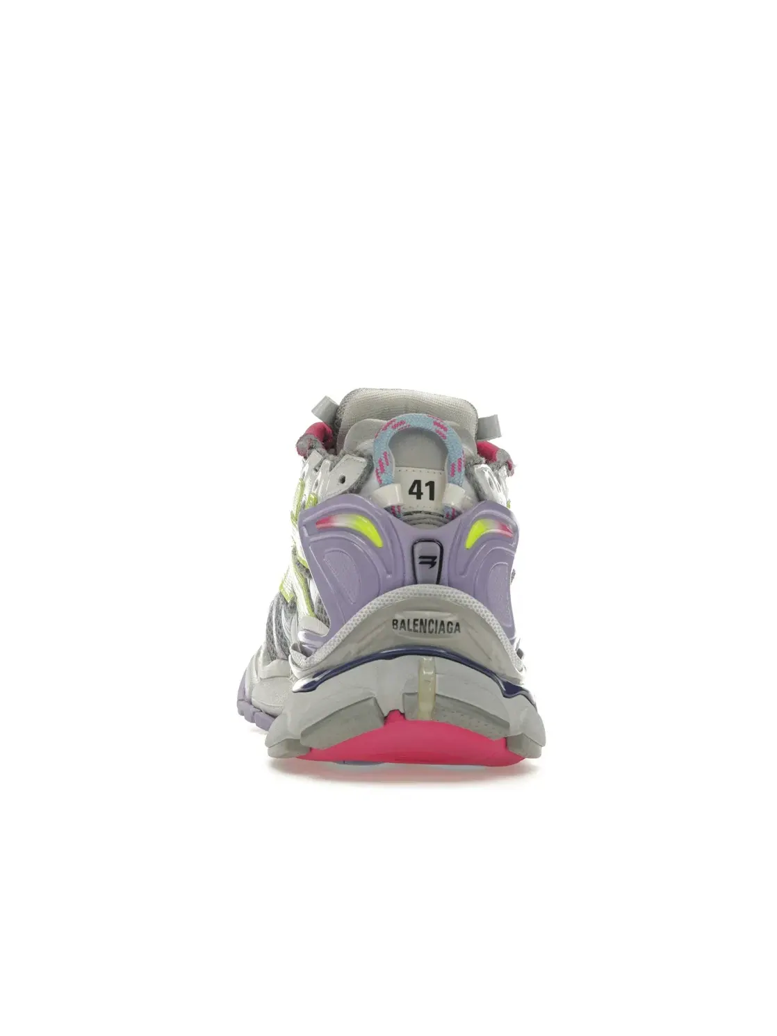 Кроссовки мужские Balenciaga Runner, кожаные, с перфорацией — изображение 4 из 4, фиолетовый
