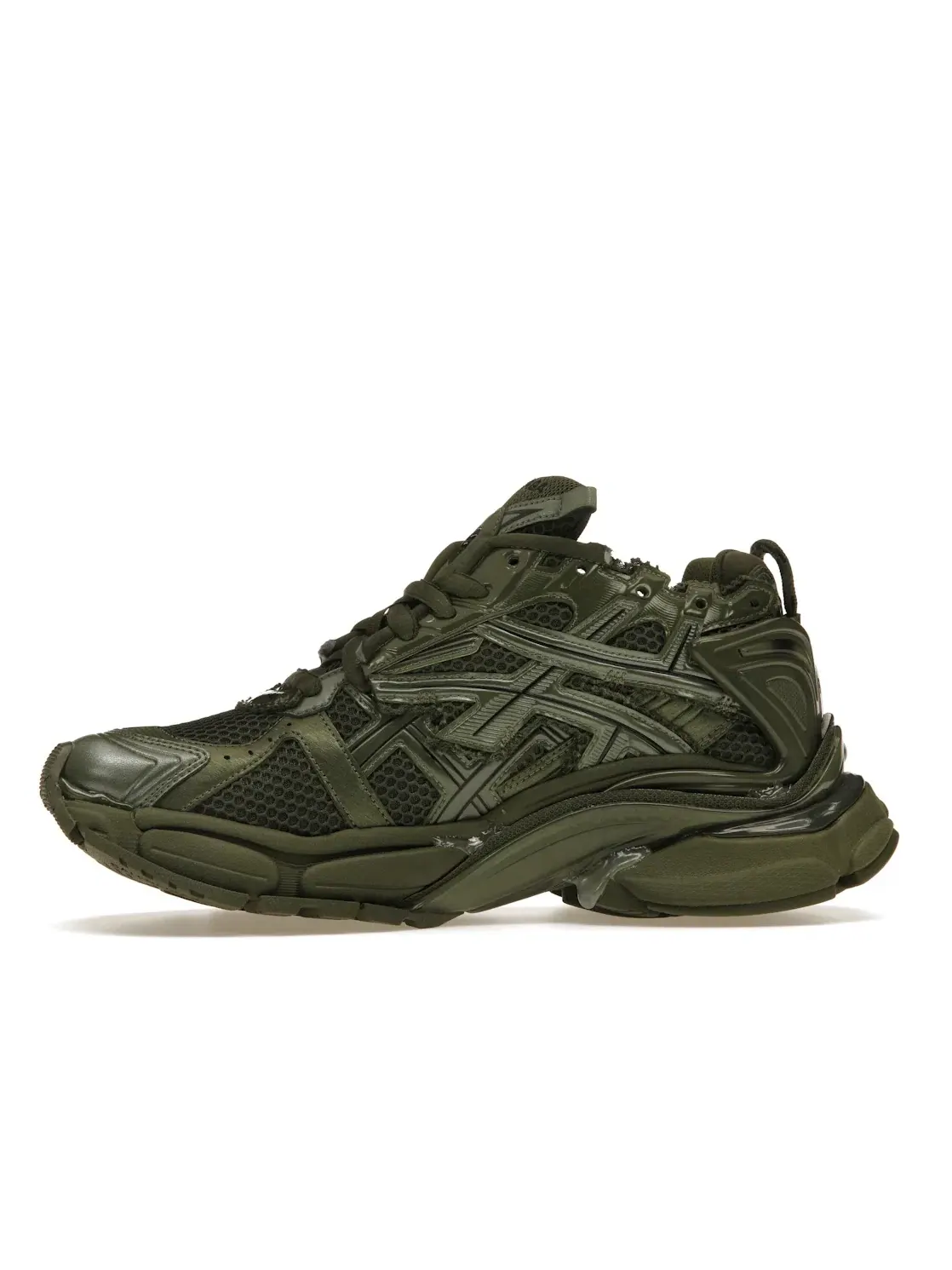 Кроссовки Balenciaga Runner Khaki — изображение 3 из 4, хаки