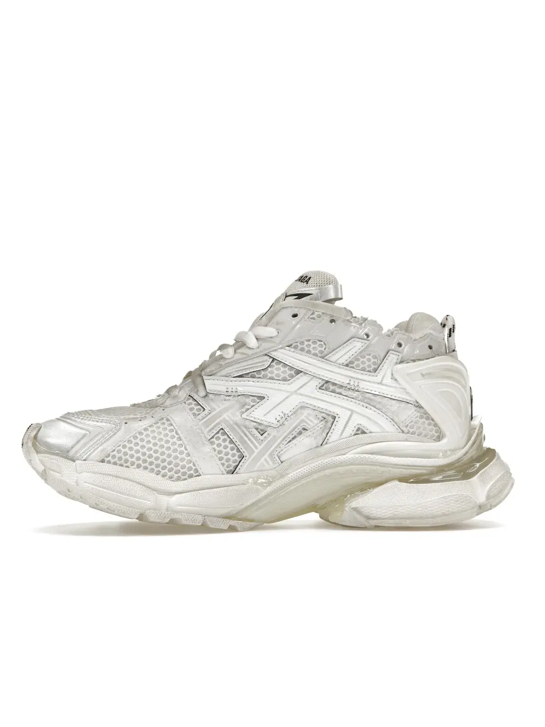 Кроссовки мужские Balenciaga Runner, кожаный верх — изображение 3 из 4, белый