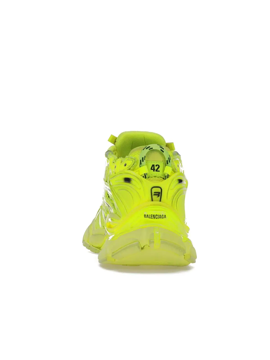 Кроссовки мужские Balenciaga Runner, с принтом — изображение 4 из 4, лаймовый