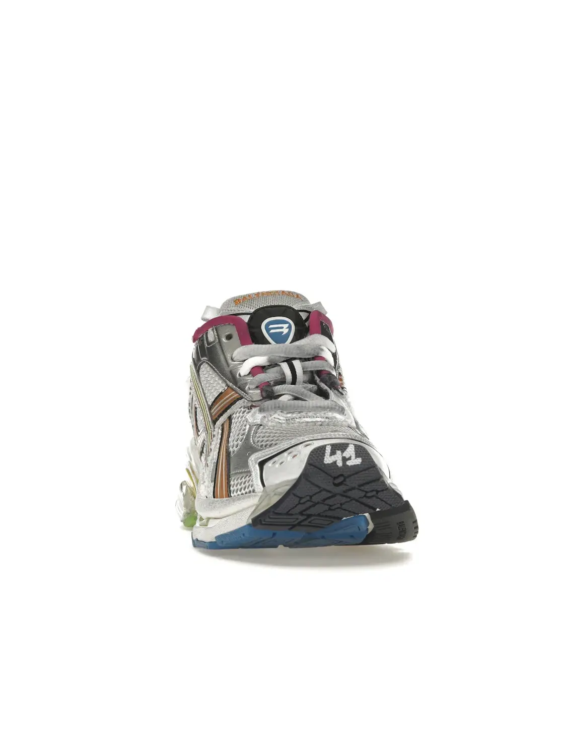 Кроссовки мужские Balenciaga Runner, с принтом — изображение 2 из 4, мульти/серый