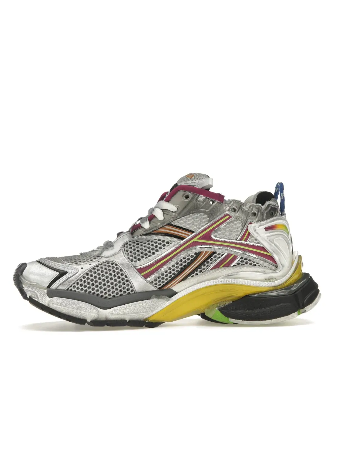 Кроссовки мужские Balenciaga Runner, с принтом — изображение 3 из 4, мульти/серый