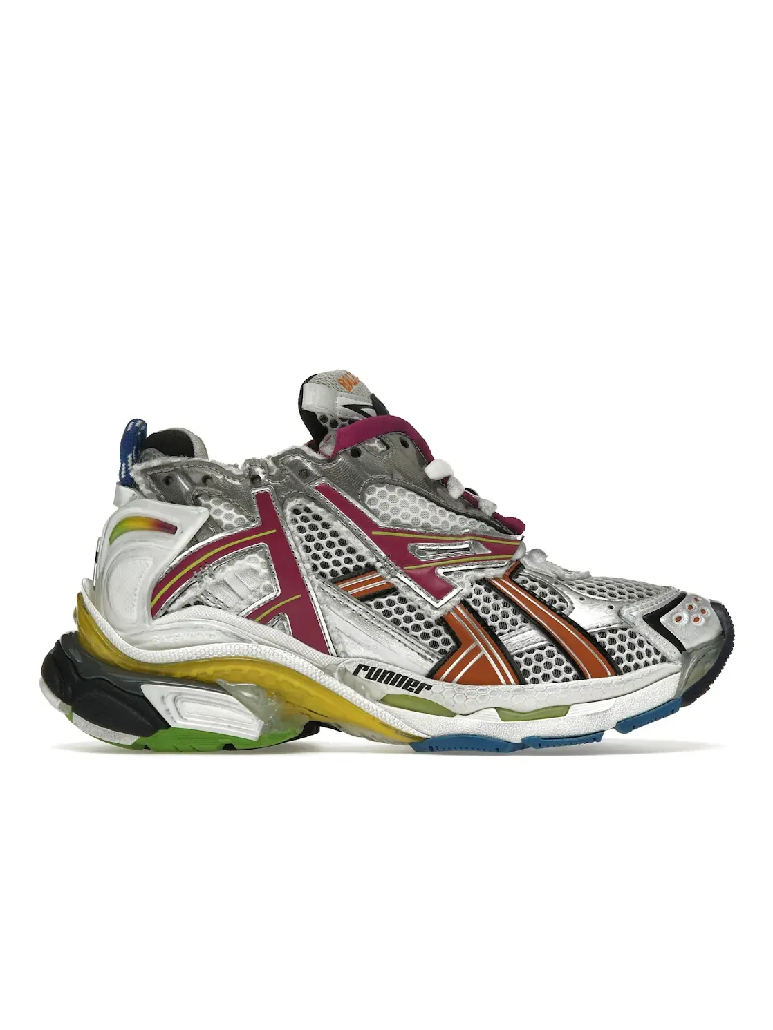 Кроссовки женские Balenciaga Runner, с принтом — изображение 1 из 4, мульти