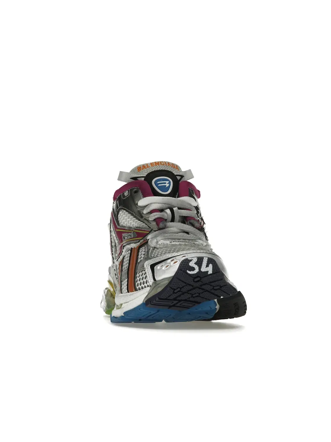 Кроссовки женские Balenciaga Runner, с принтом — изображение 2 из 4, мульти