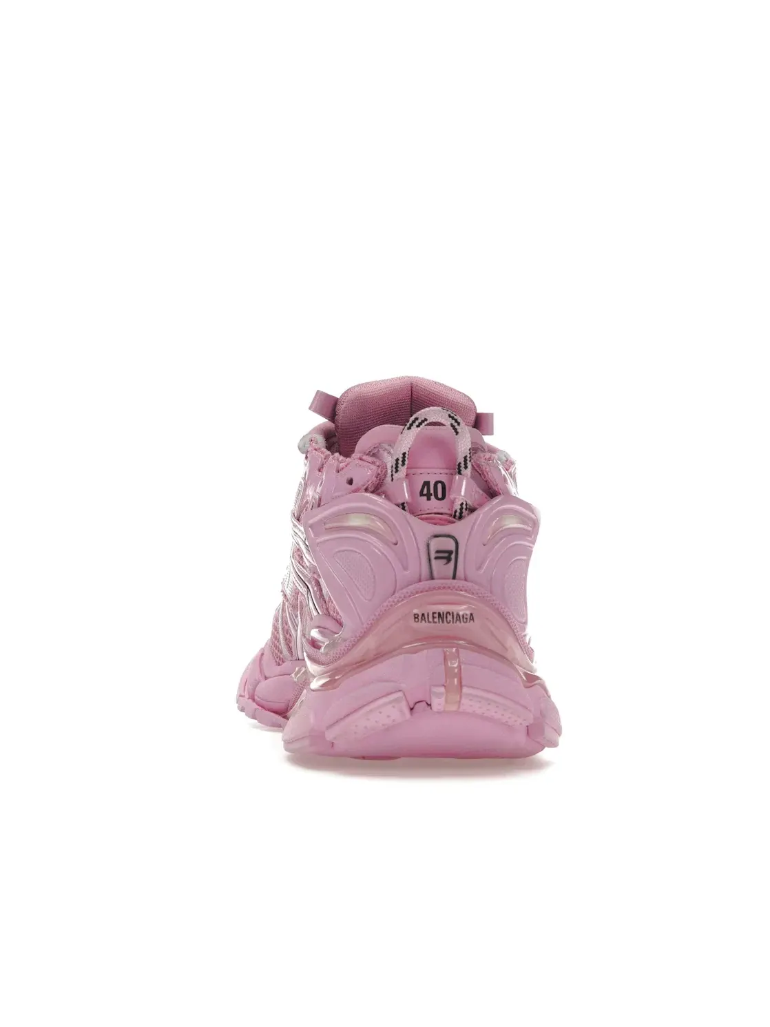 Кроссовки женские Balenciaga Runner, с принтом — изображение 4 из 4, розовый