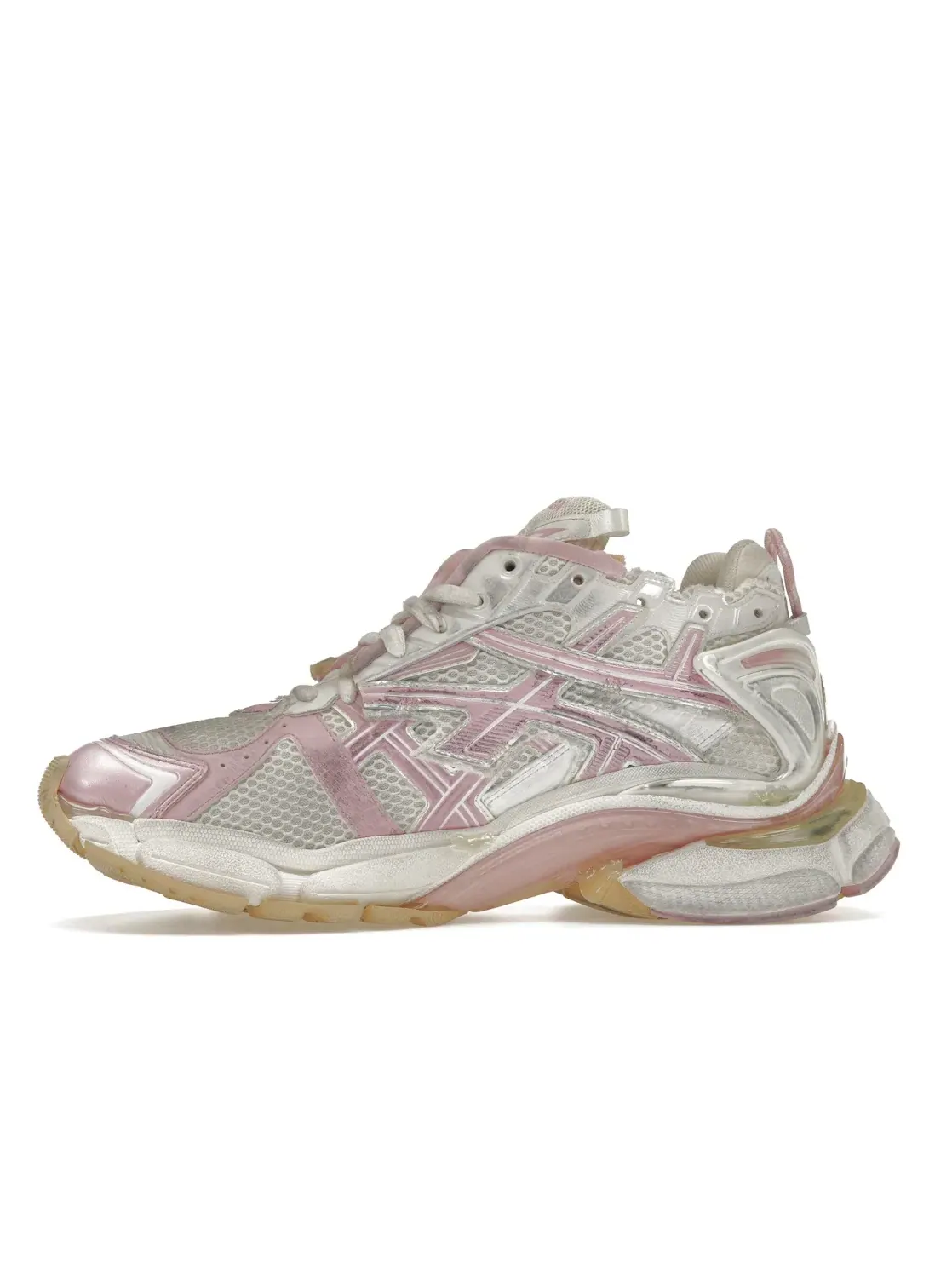 Кроссовки Balenciaga Runner — изображение 3 из 4, беловато-розовый