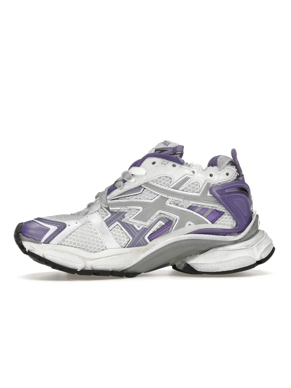 Кроссовки женские Balenciaga Runner — изображение 3 из 4, фиолетовый/серый/белый