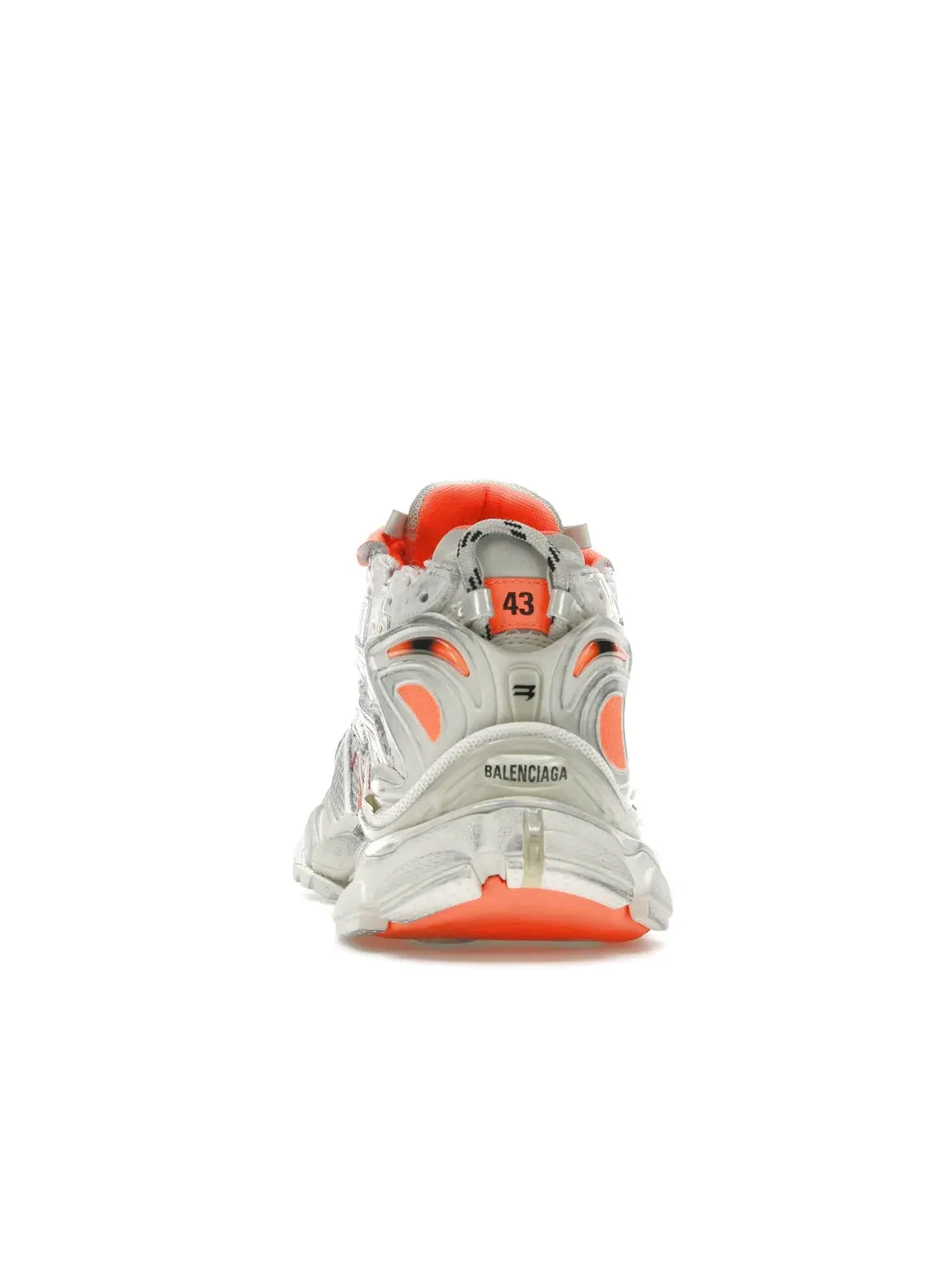 Кроссовки мужские Balenciaga Runner Trainer, с массивной подошвой — изображение 4 из 4, оранжевый/белый/черный