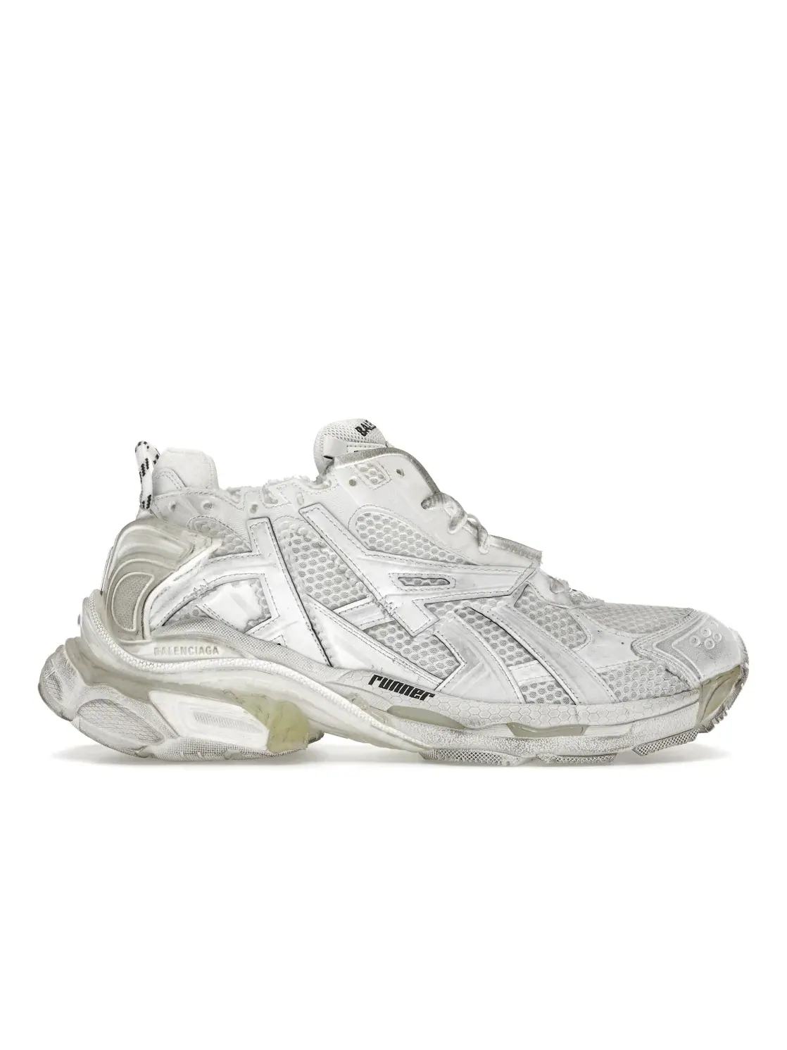 Кроссовки Balenciaga Runner, деконструированный дизайн — изображение 1 из 4, белый