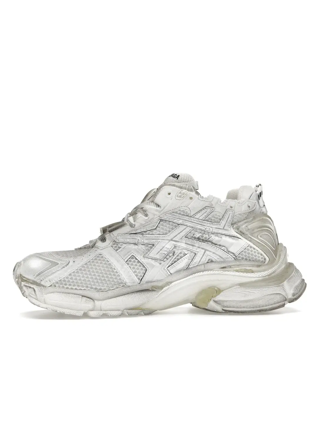 Кроссовки Balenciaga Runner, деконструированный дизайн — изображение 3 из 4, белый