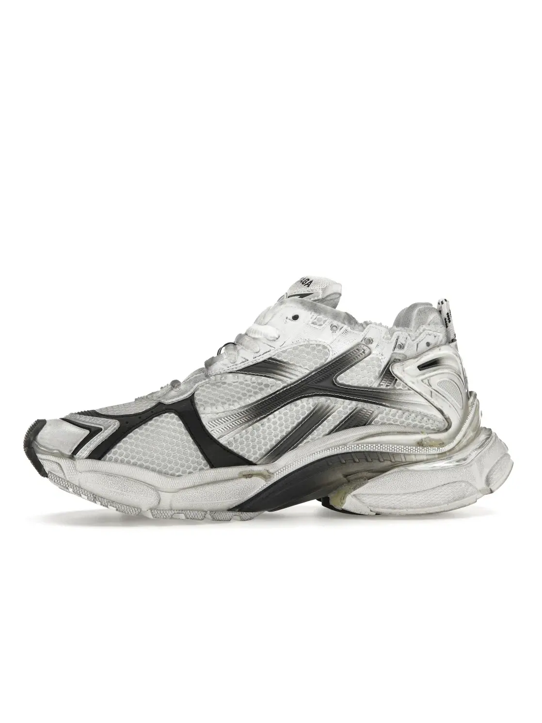 Кроссовки мужские Balenciaga Runner, градиент — изображение 3 из 4, белый/черный