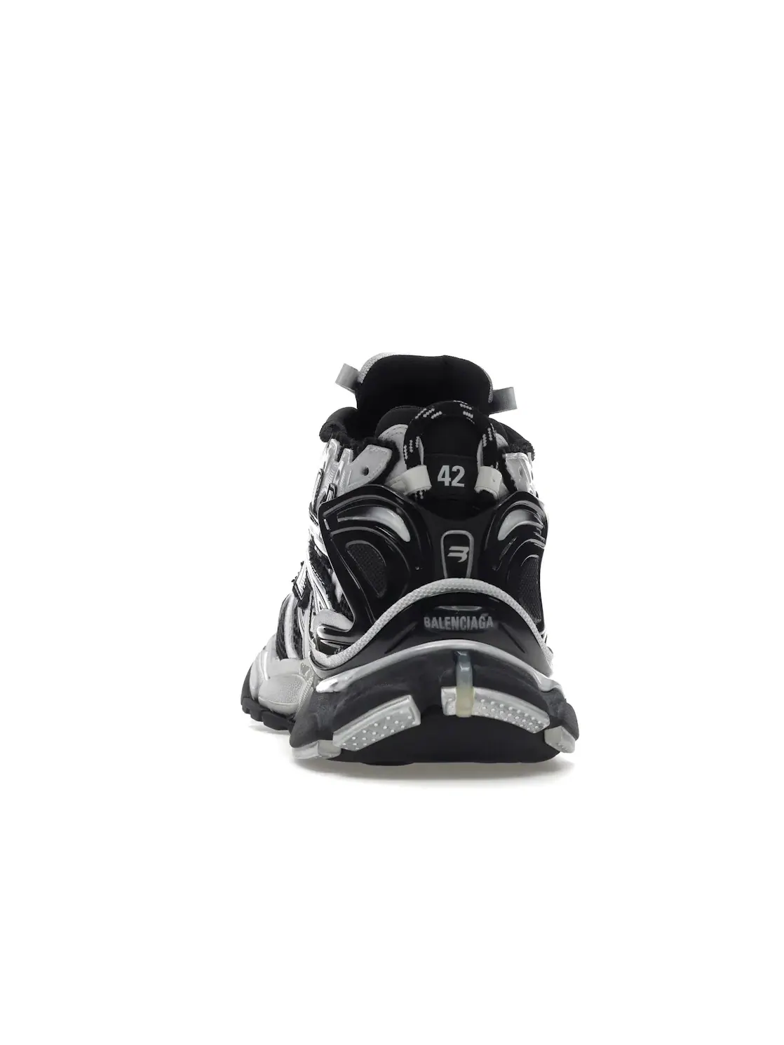 Кроссовки Balenciaga Runner, деконструированный дизайн — изображение 4 из 4, белый/черный/белый