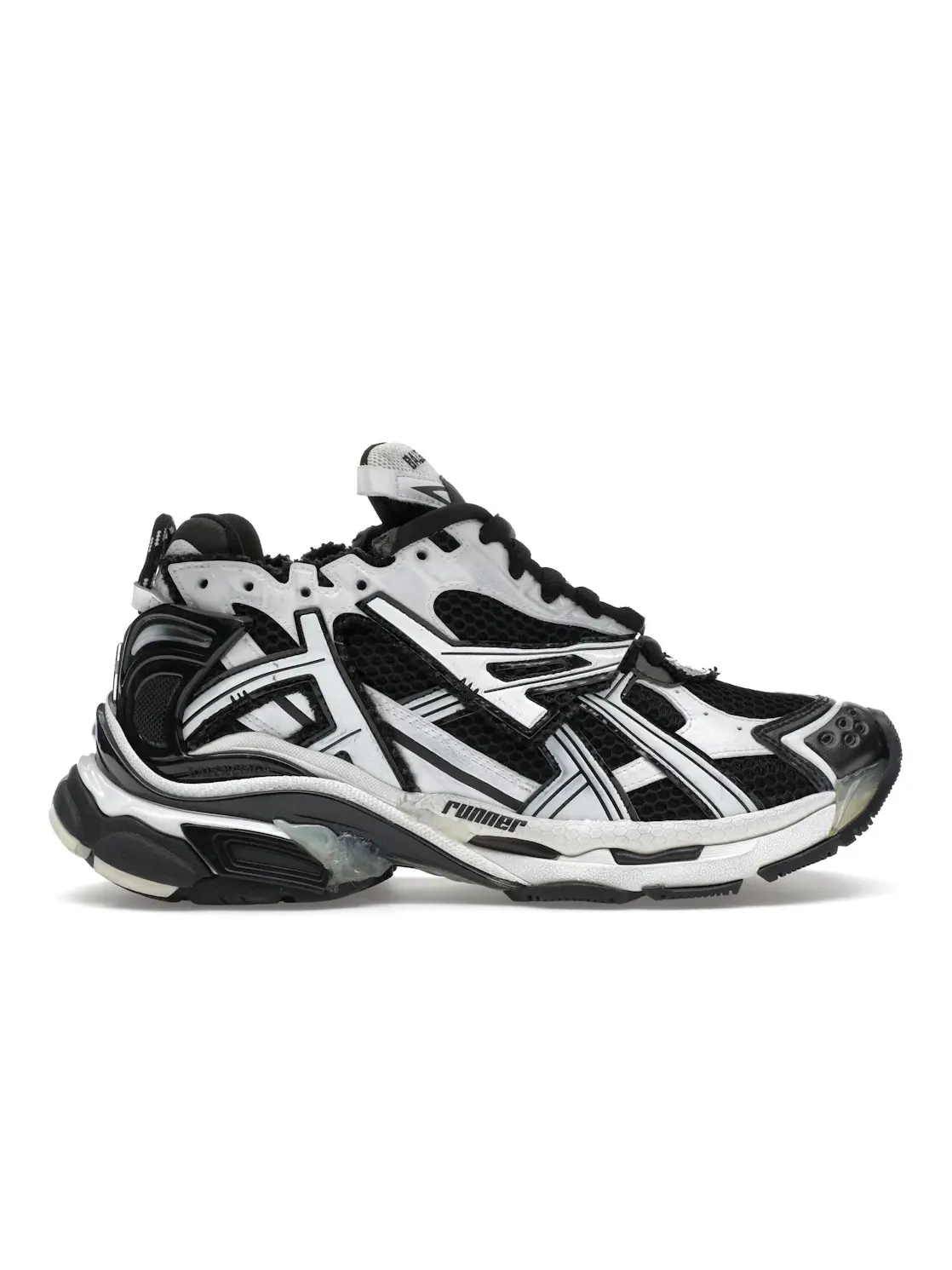 Кроссовки женские Balenciaga Runner — изображение 1 из 4, белый/черный