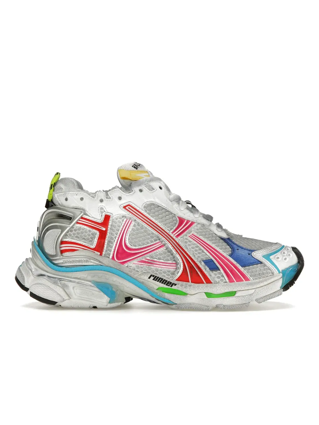 Кроссовки мужские Balenciaga Runner, с цветными вставками — изображение 1 из 4