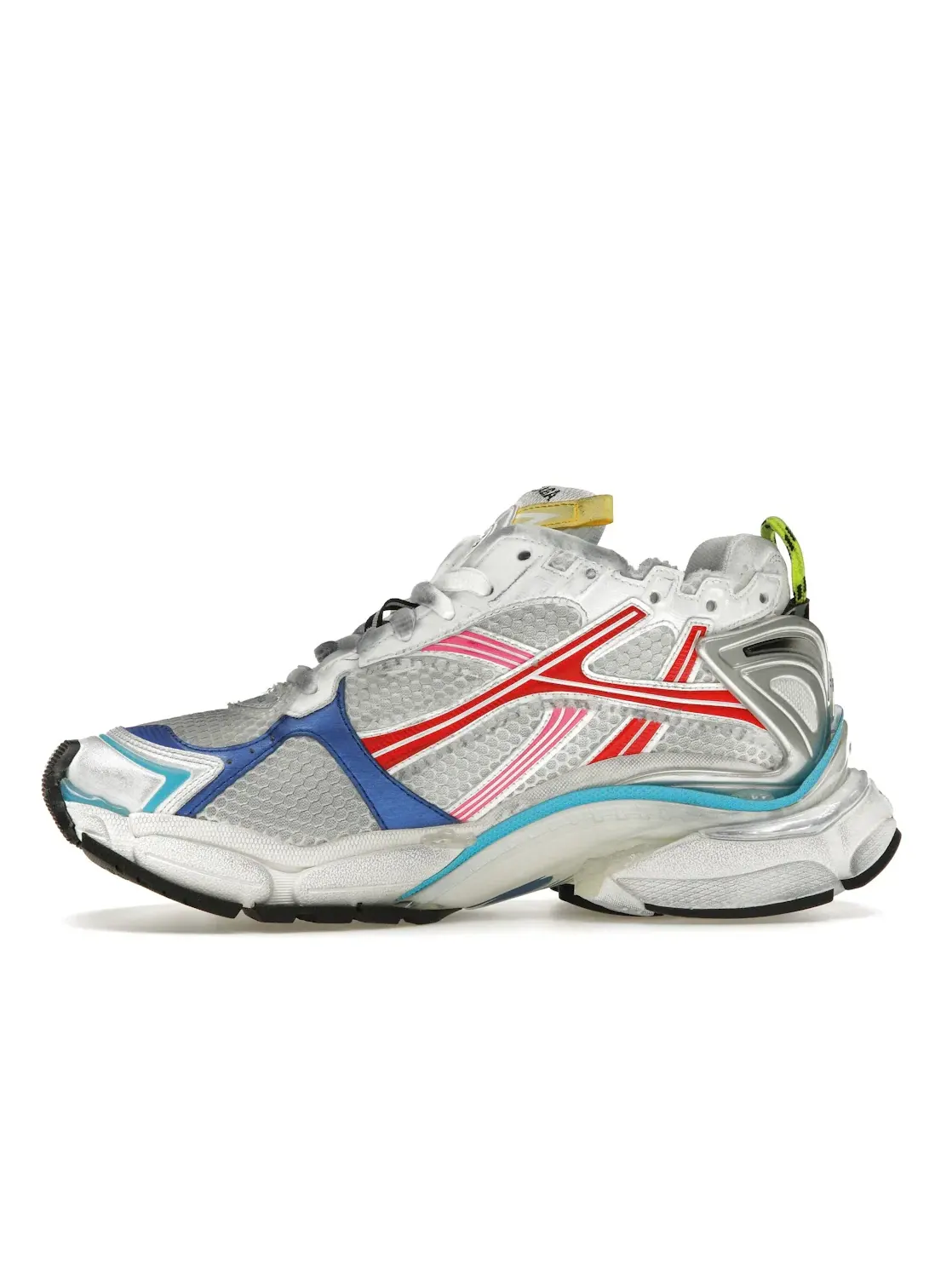 Кроссовки мужские Balenciaga Runner, с цветными вставками — изображение 3 из 4