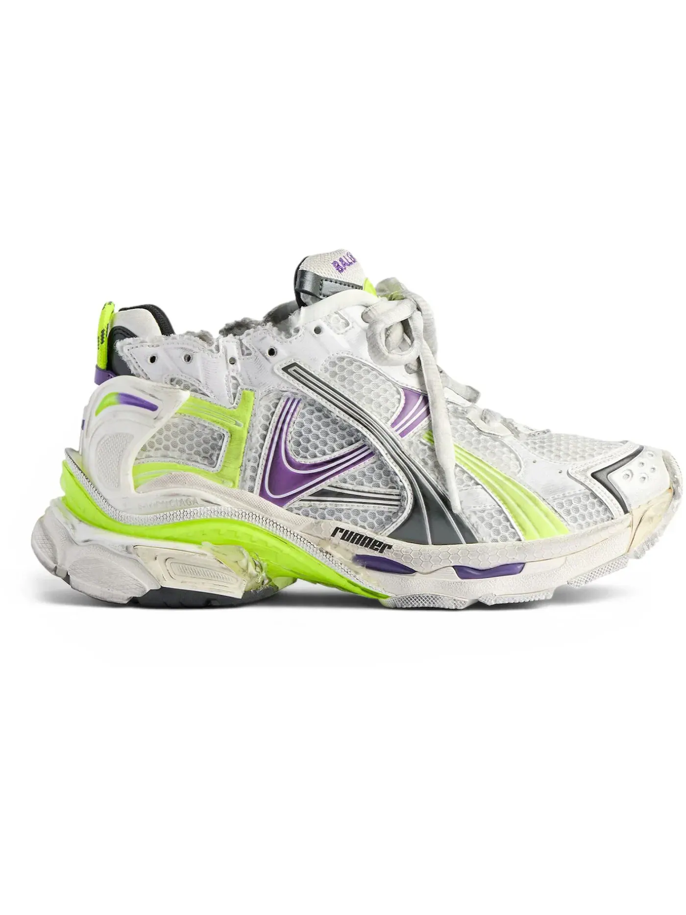 Кроссовки мужские Balenciaga Runner, с белой подошвой — изображение 1 из 1, мульти