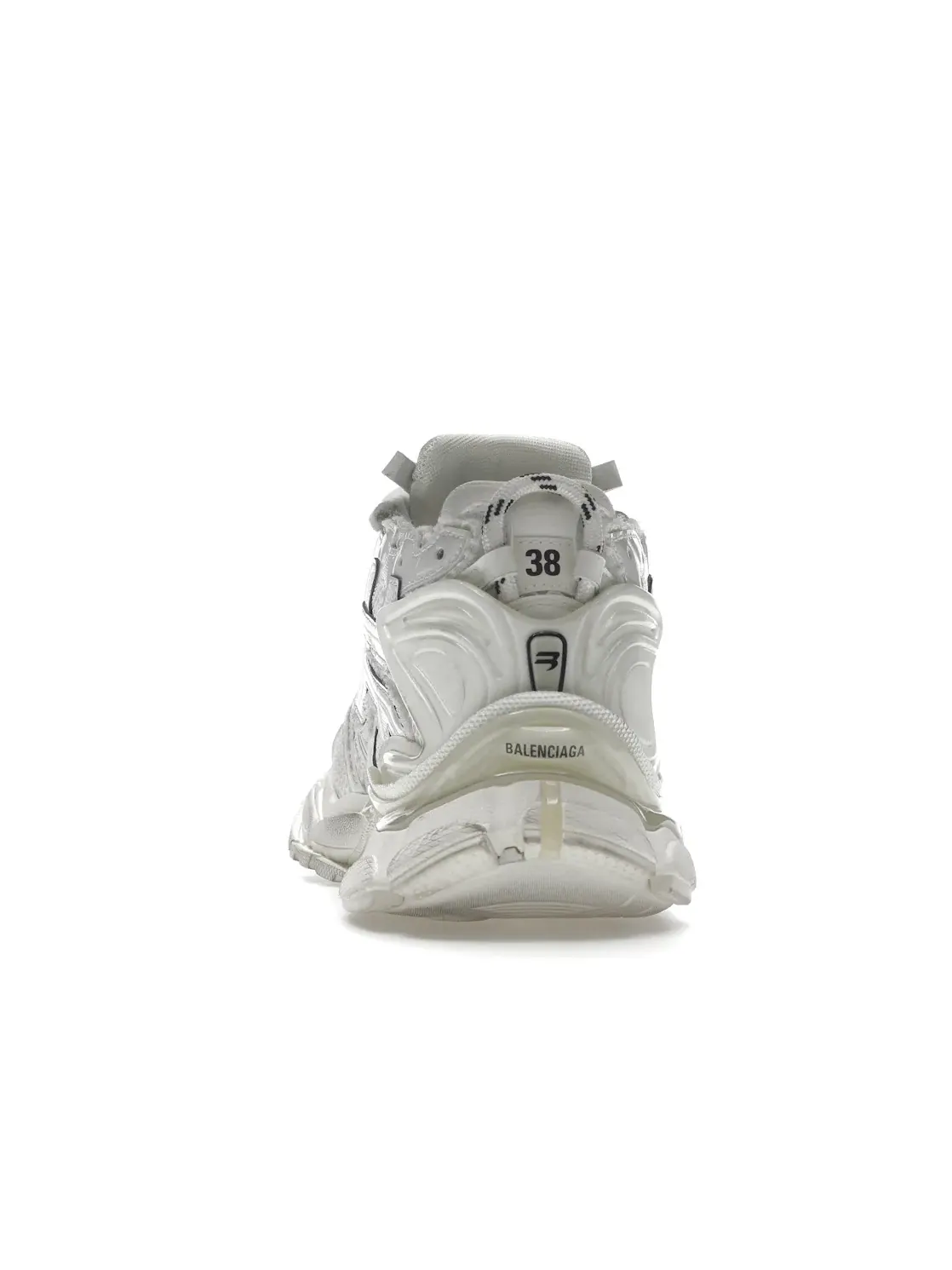 Кроссовки женские Balenciaga Runner, с массивной подошвой — изображение 4 из 4, белый