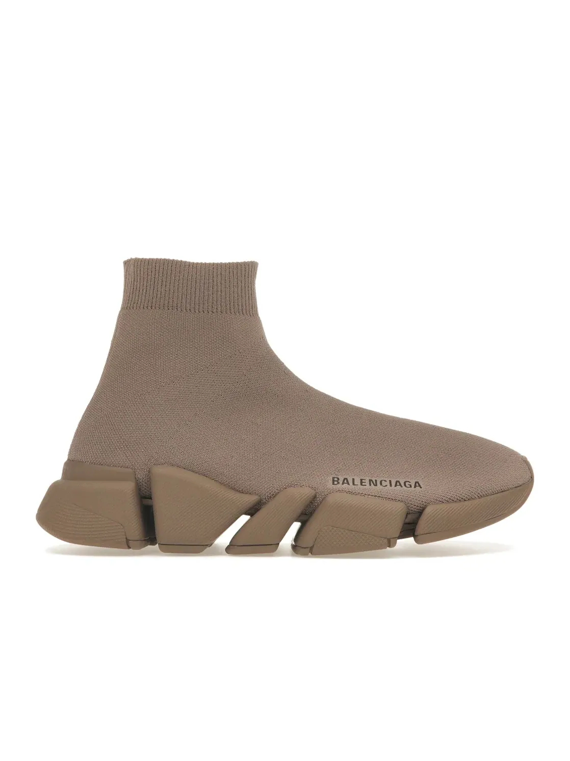 Кроссовки женские Balenciaga Speed 2.0, текстильные — изображение 1 из 4, бежевый