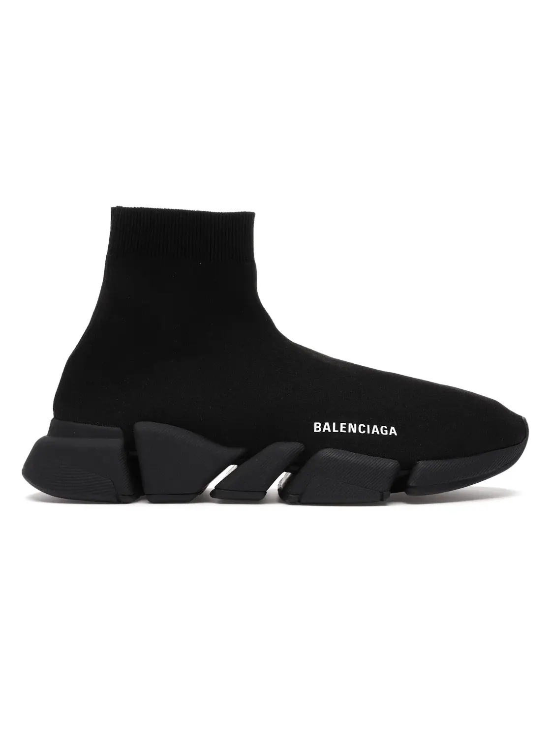 Мужские кроссовки с трикотажным верхом Balenciaga Speed 2.0 — изображение 1 из 4, черный