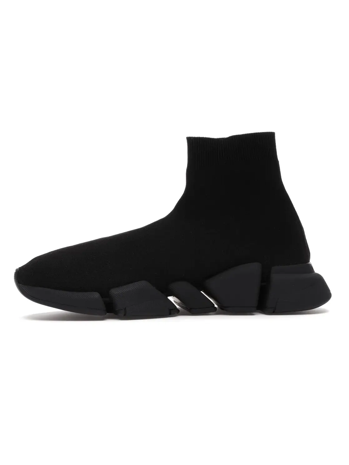 Мужские кроссовки с трикотажным верхом Balenciaga Speed 2.0 — изображение 3 из 4, черный