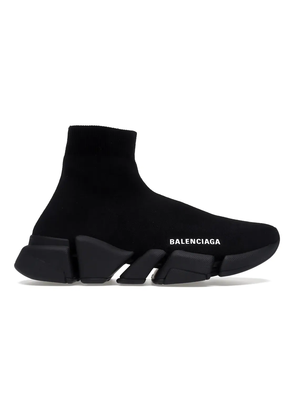 Кроссовки женские Balenciaga Speed 2.0, без шнурков — изображение 1 из 4, черный