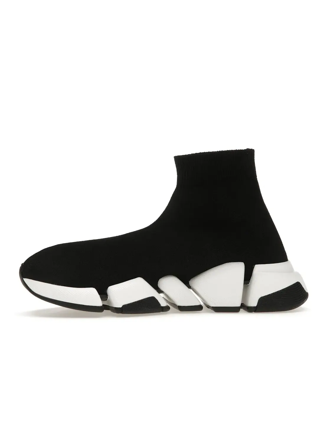 Кроссовки женские Balenciaga Speed 2.0, с принтом — изображение 3 из 4, черный/белый