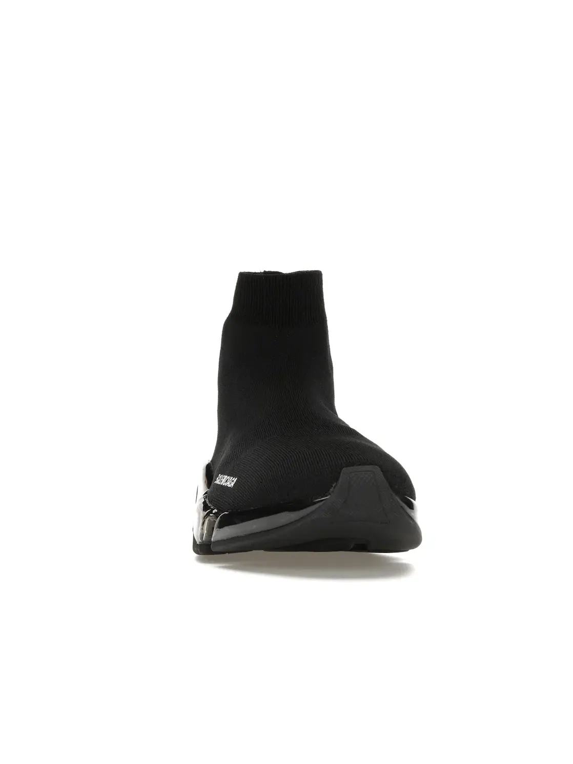 Кроссовки мужские Balenciaga Speed 2.0 Clear Sole — изображение 2 из 4, черный/белый