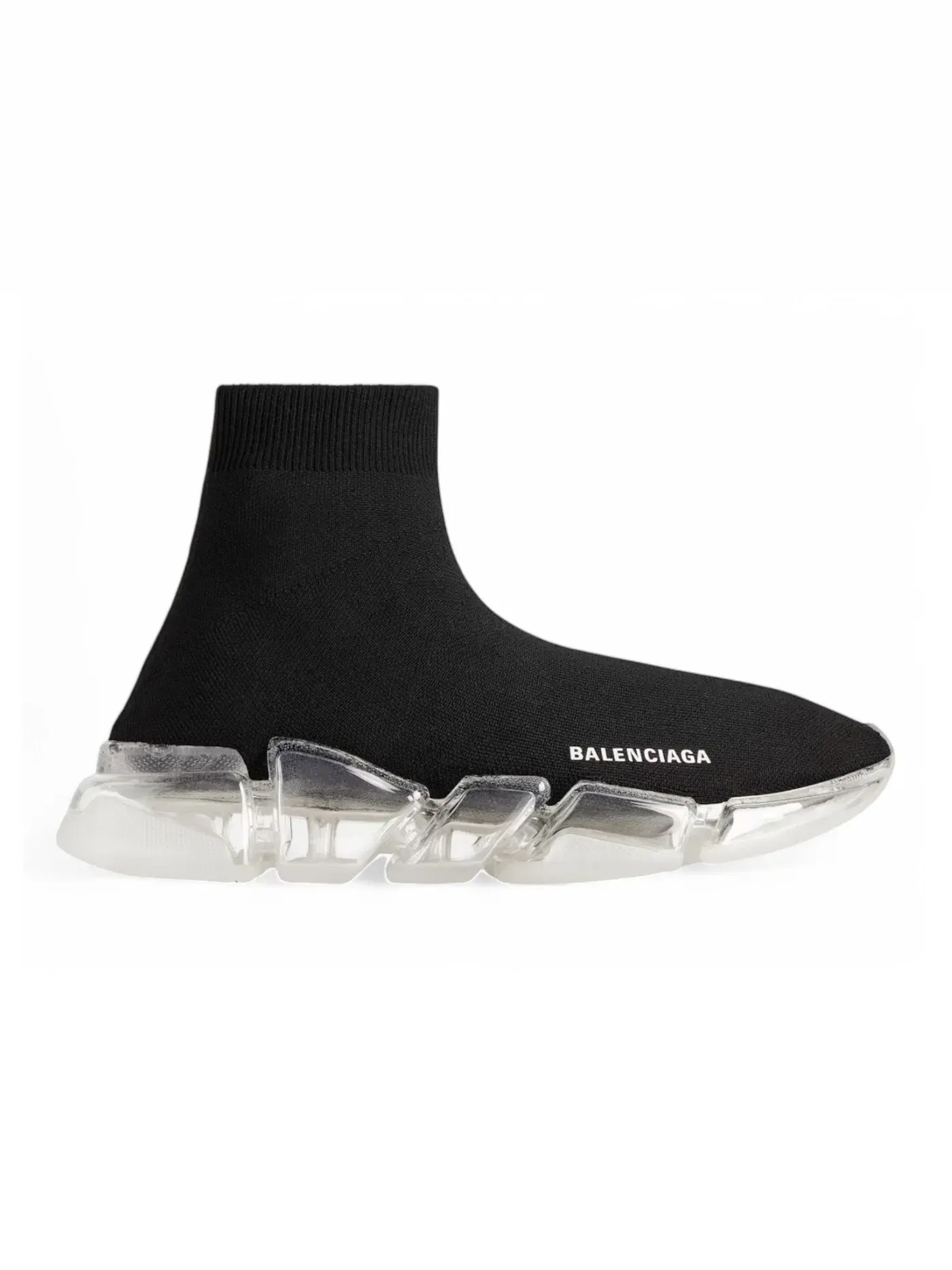 Кроссовки мужские Balenciaga Speed 2.0 Clear Sole — изображение 1 из 1, черный