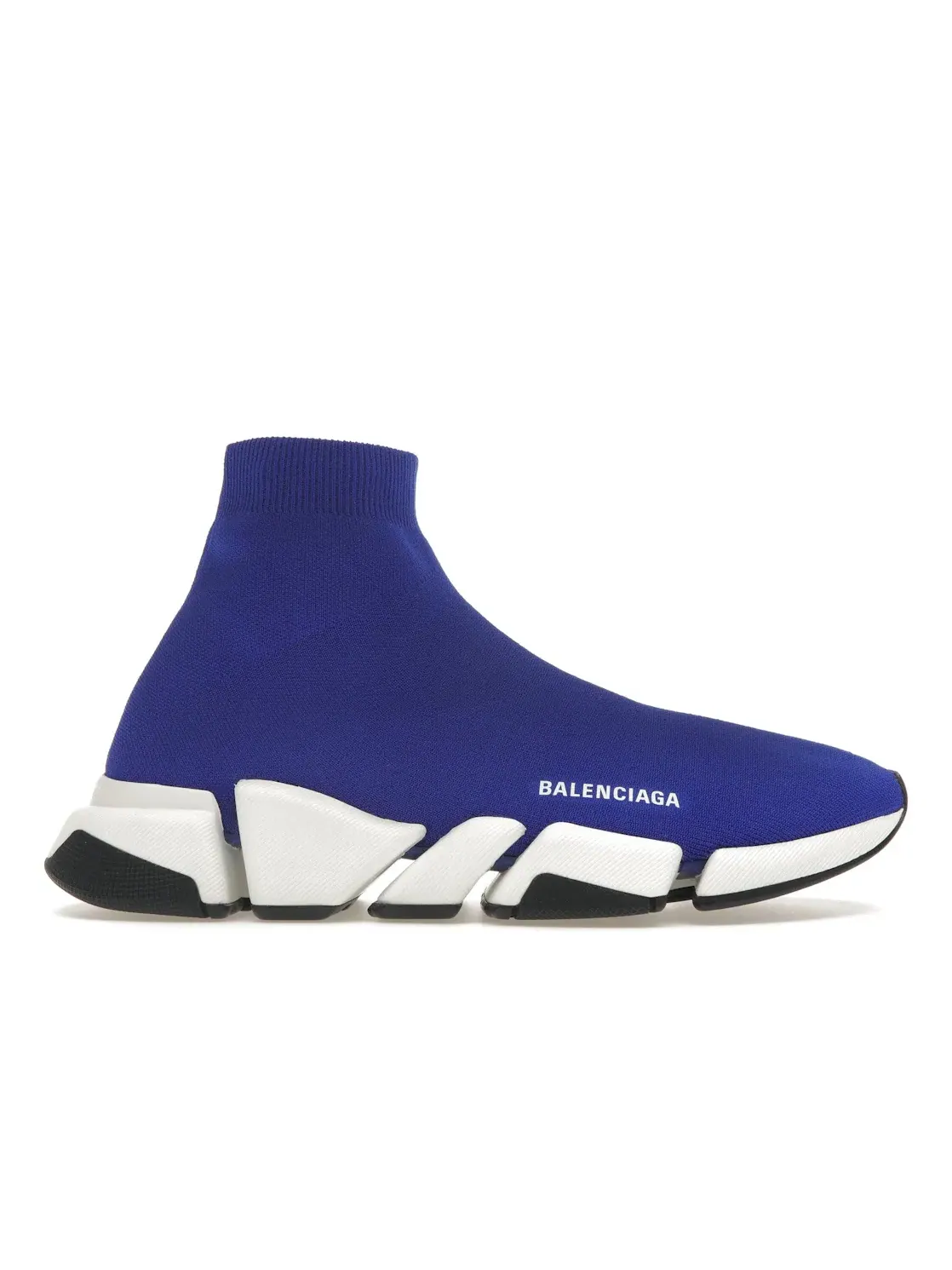 Кроссовки мужские Balenciaga Speed 2.0, с завышенной подошвой — изображение 1 из 4, темно-синий/белый/черный