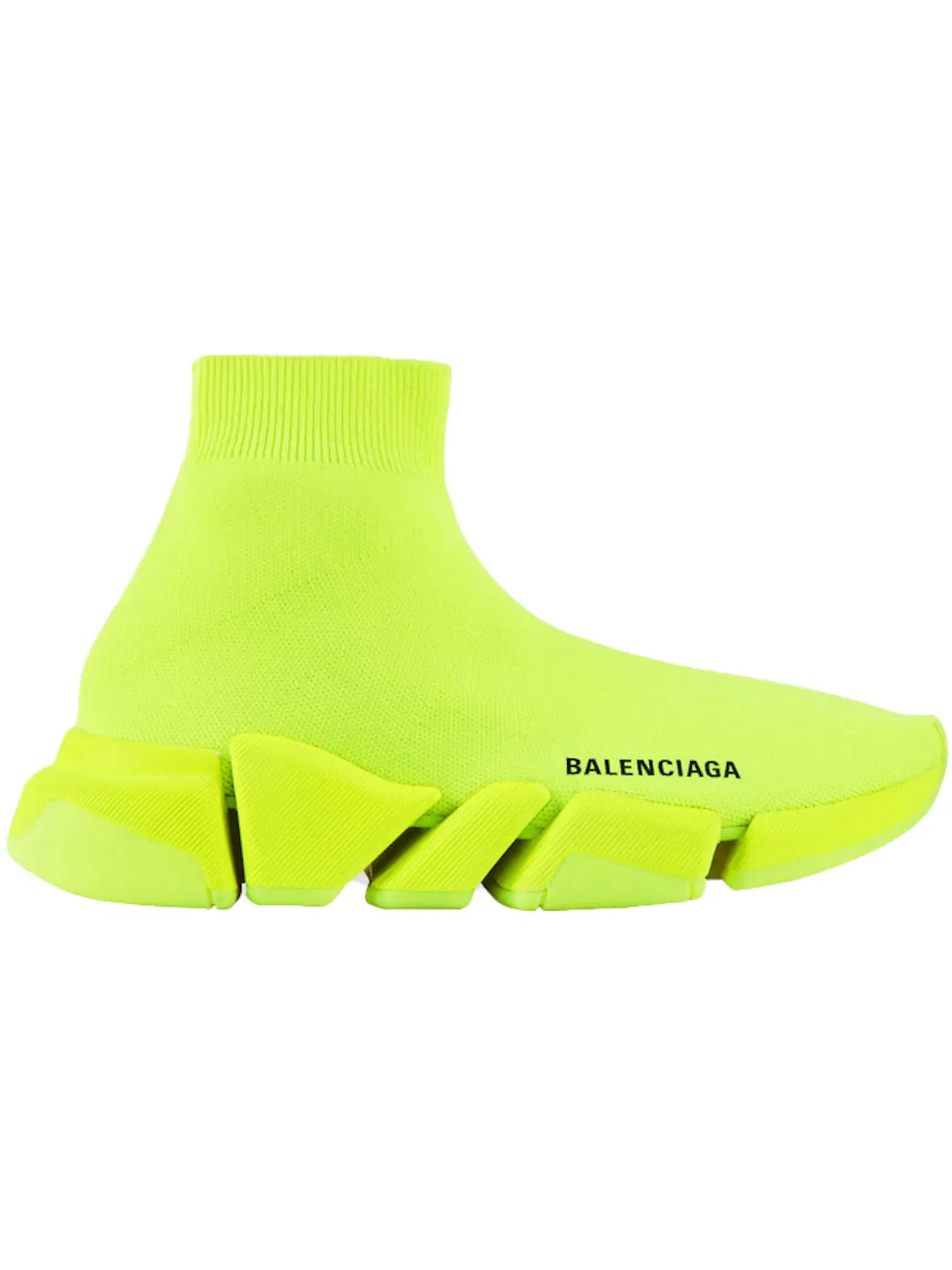 Кроссовки женские Balenciaga Speed 2.0 без шнурков — изображение 1 из 1, желтый