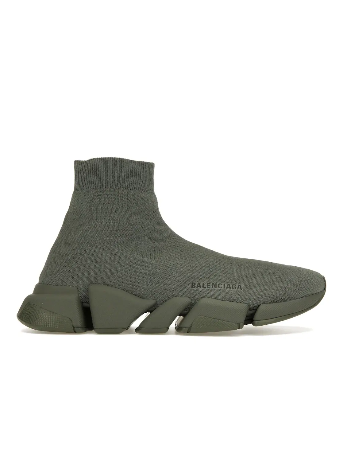 Кроссовки мужские Balenciaga Speed 2.0, шнуровка — изображение 1 из 4, зеленый