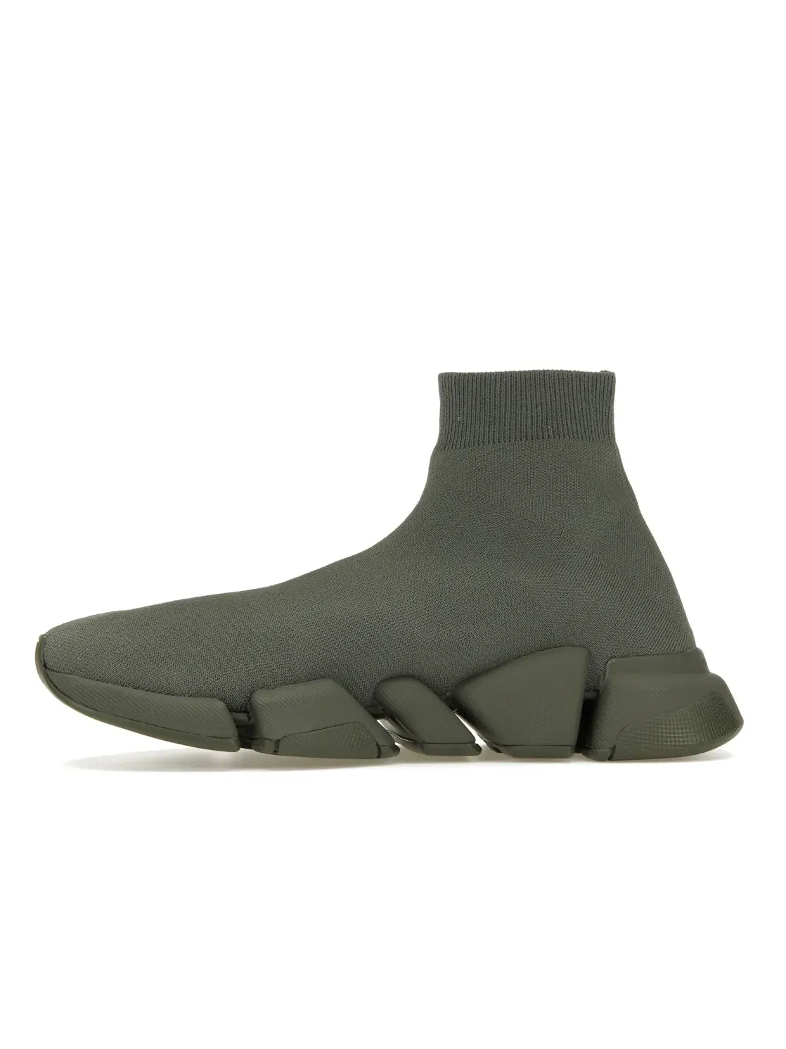 Кроссовки мужские Balenciaga Speed 2.0, шнуровка — изображение 3 из 4, зеленый